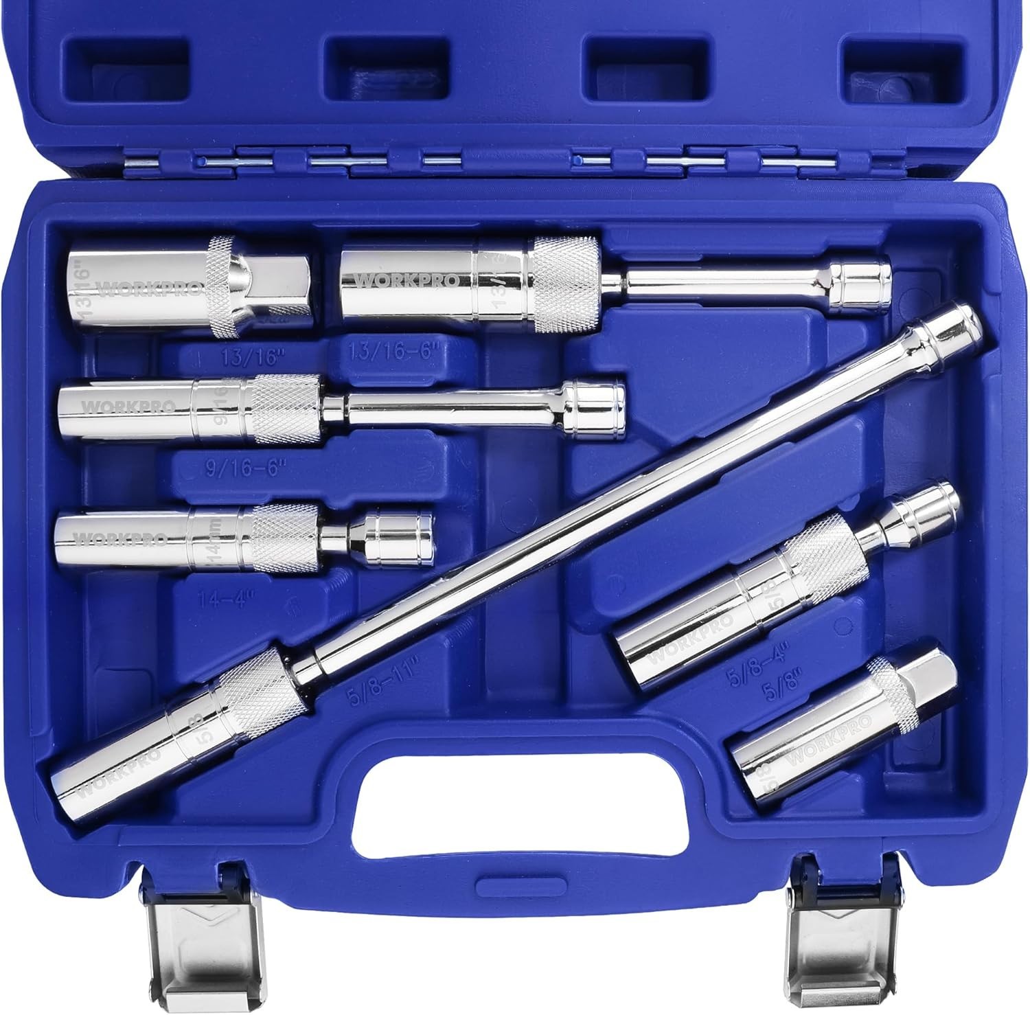 7-PC Magnetic Swivel Spark Plug Socket Set – Includes 9/16in & 5/8in