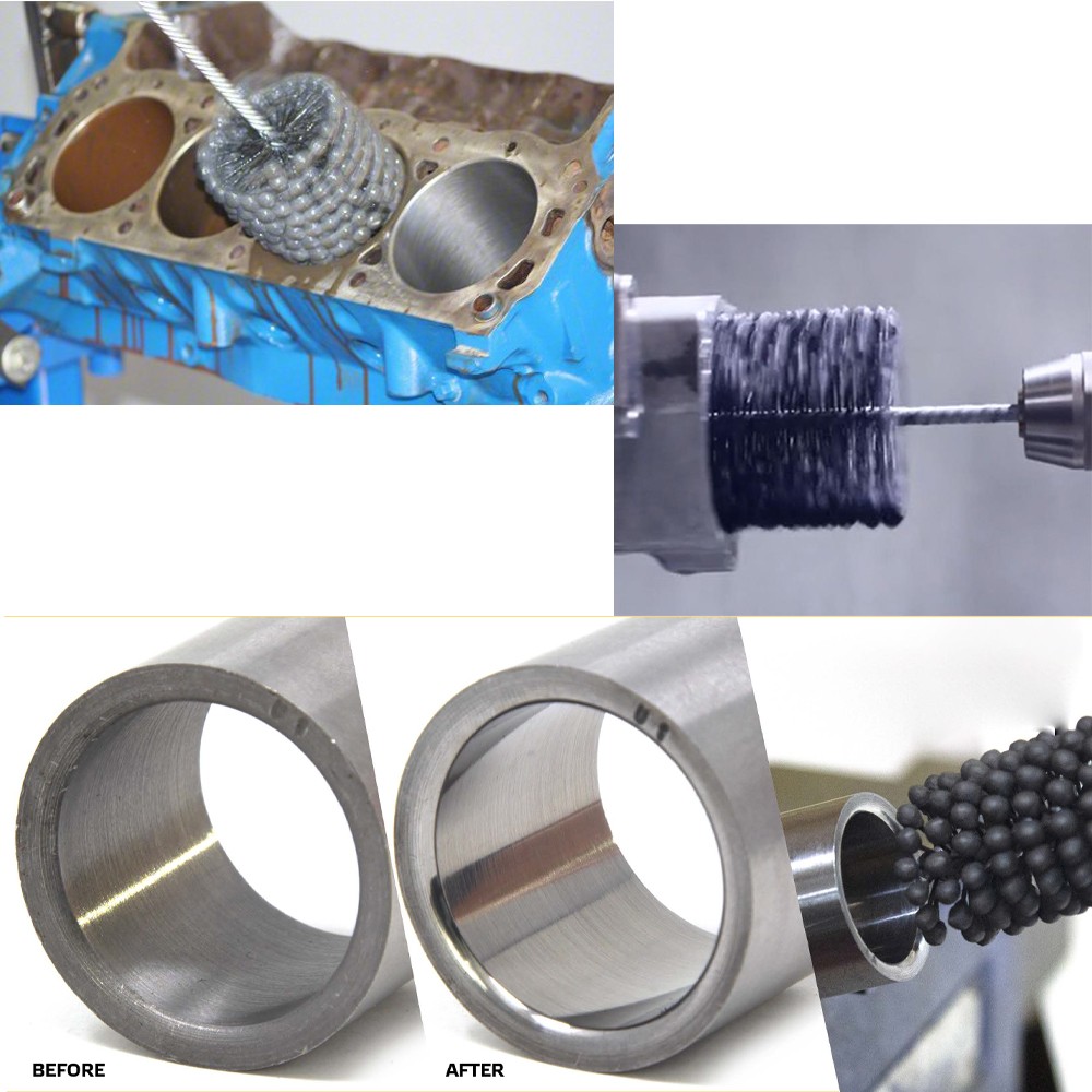 3″ Engine Cylinder Hone 320 Grit Flexible Bore Brush Ball for 73mm-78mm