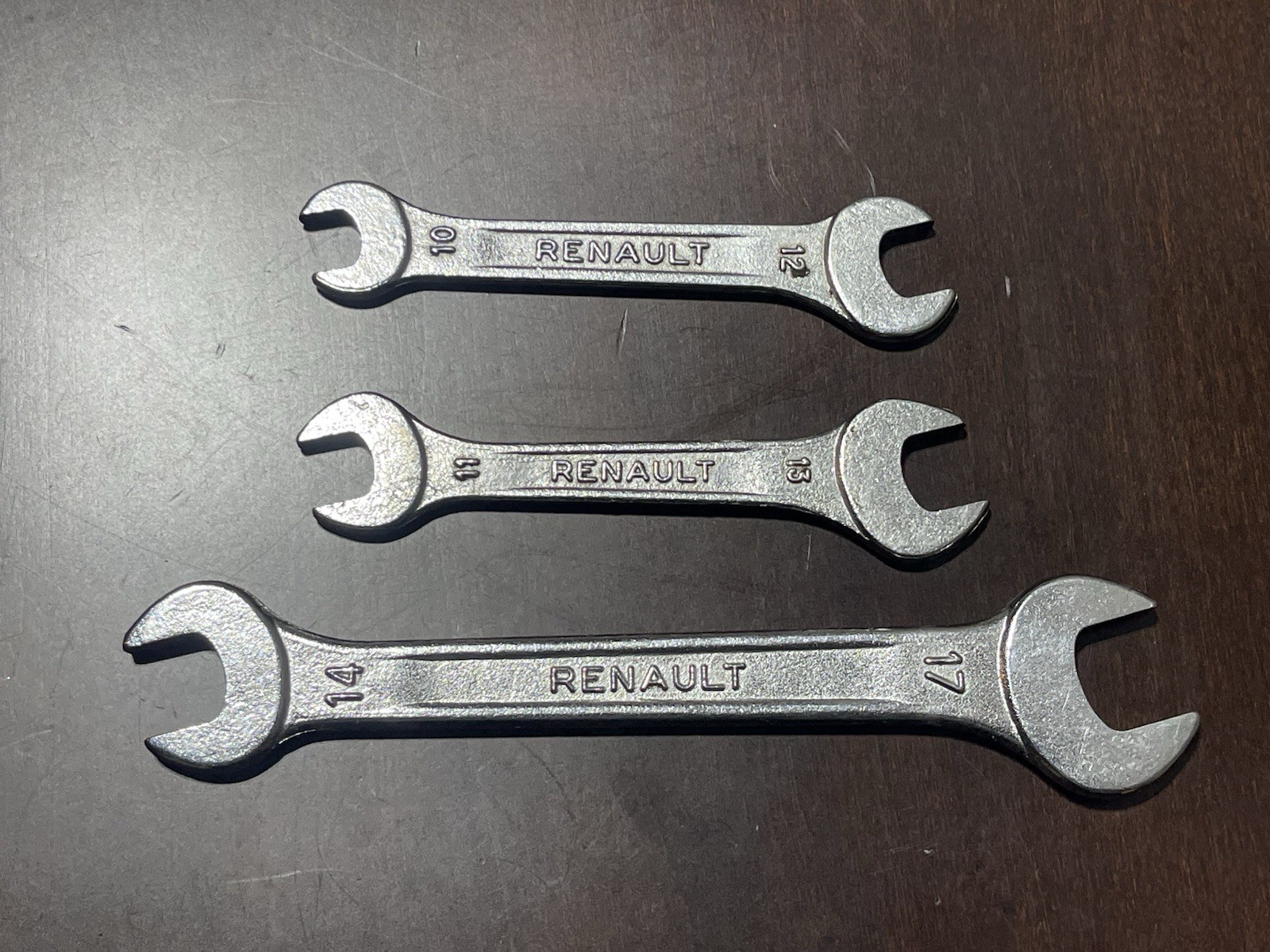 Renault Metric Wrench Lot (17 – 14, 13 – 11, 12 – 10) Made in France 1970’s