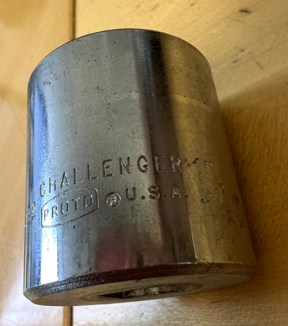 PROTO Challenger 1232 1″ 12-Point Chrome Socket 3/8″ Drive