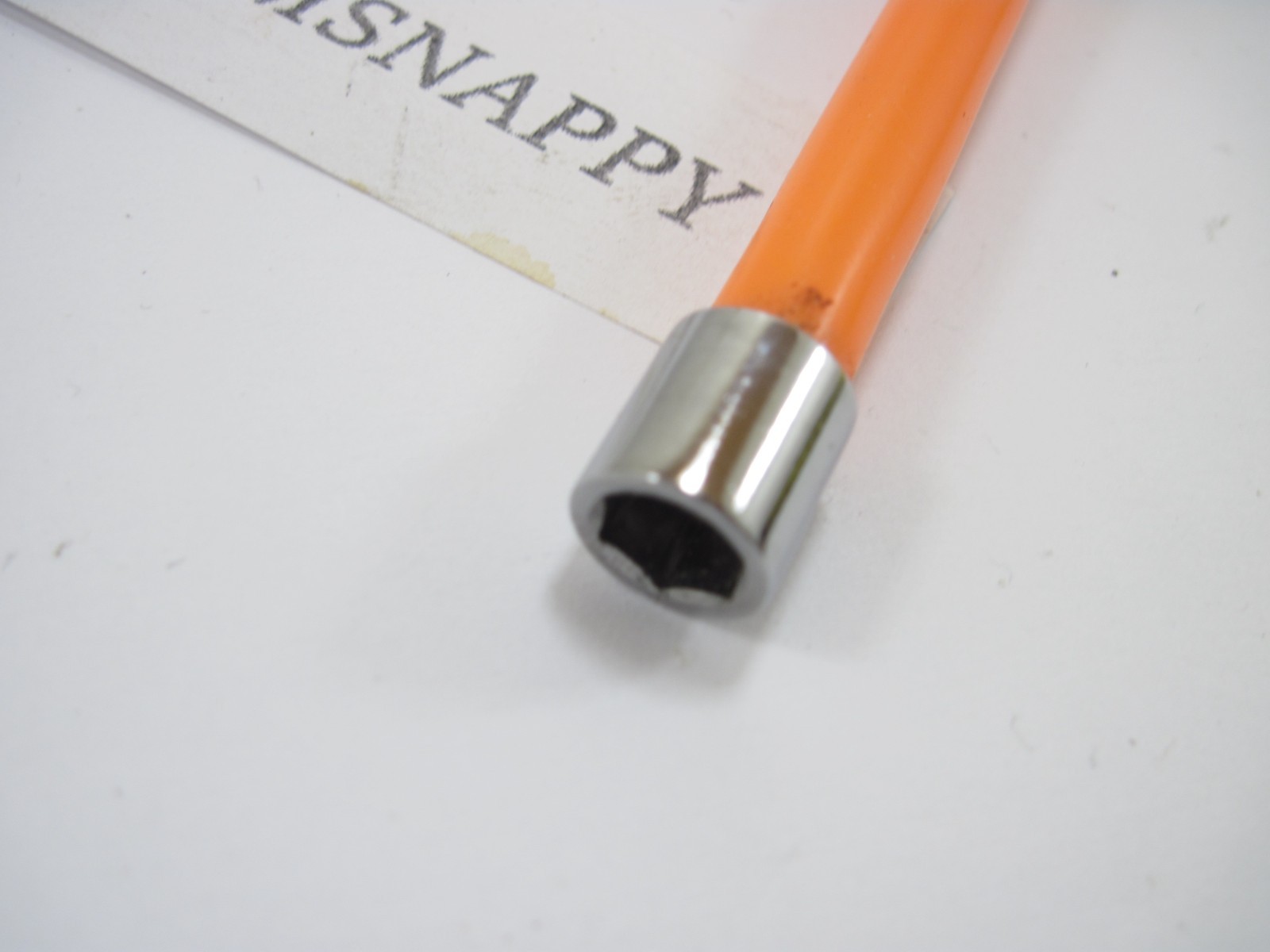 Snap On 9/32″ Nut Driver With Yellow Screwdriver Handle ND109 NICE