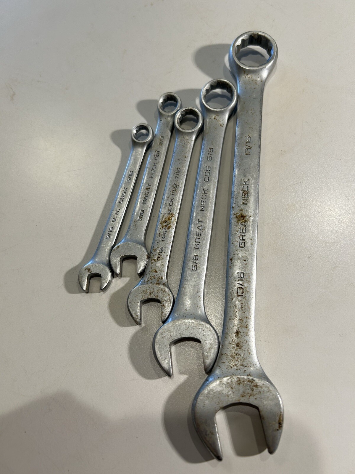 Great Neck Combo Wrench Lot Not Every Size See Photos And Description