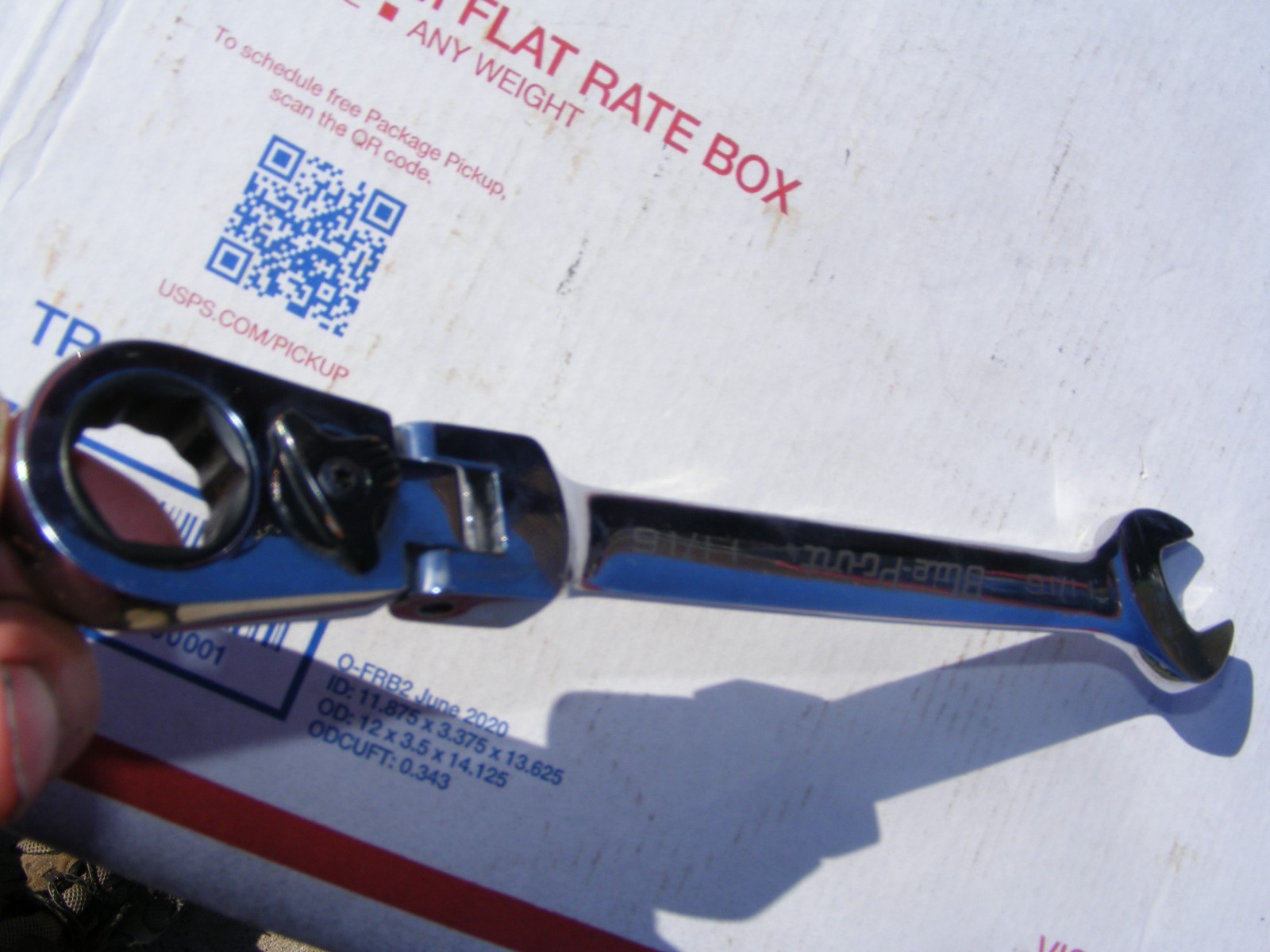 blue-point ratcheting flex head wrench boerf 22
