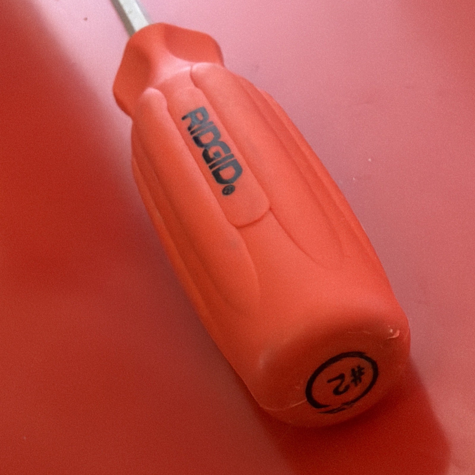 Ridgid No. 2 P2 Cabinet Phillips Screwdriver Orange 20″ Long Shank 507-583 USA