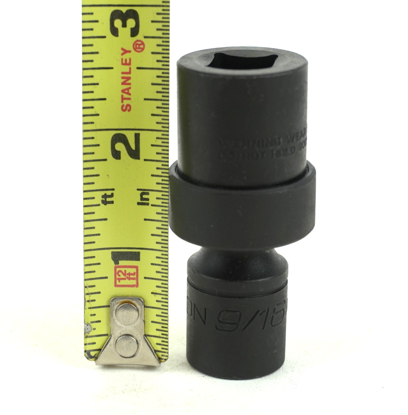 ICON 9/16inch 1/2” Drive Professional Swivel Impact Socket SAE 6 Point 13US56