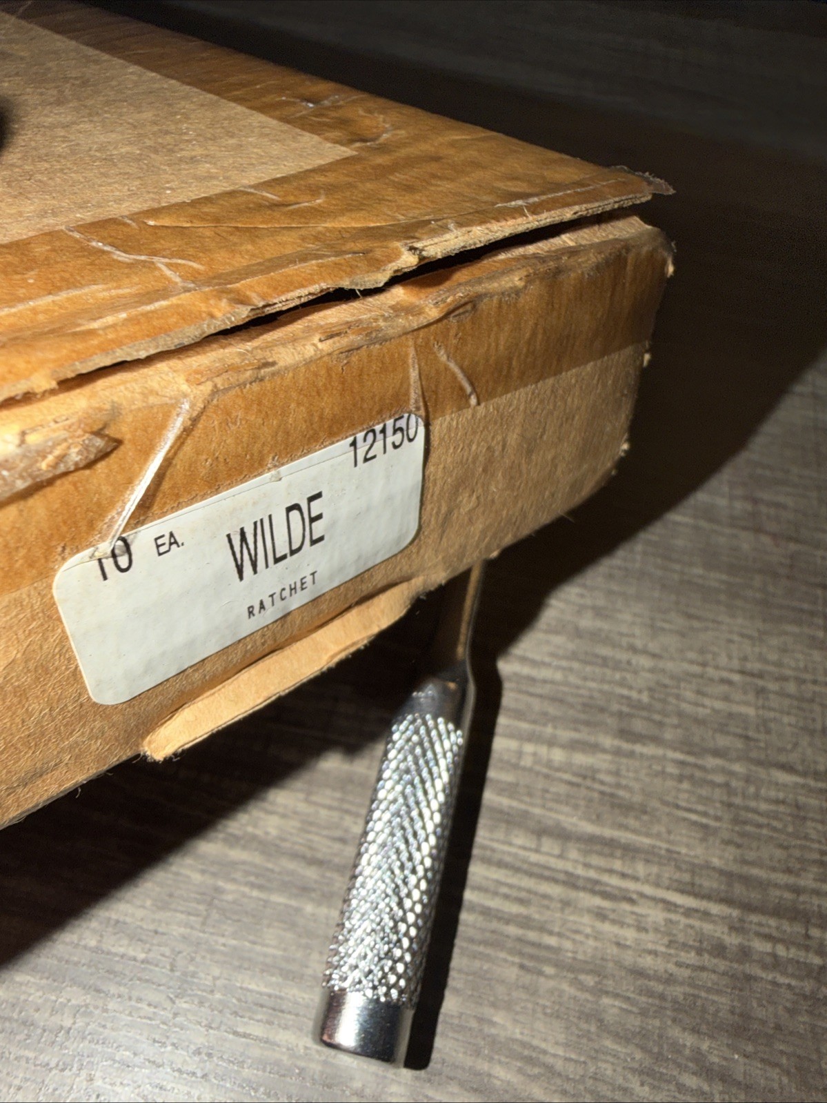 Very Rare Wilde Tools USA Nos 1/4” RHFT Fine Tooth Ratchet 12150 Easco Danaher