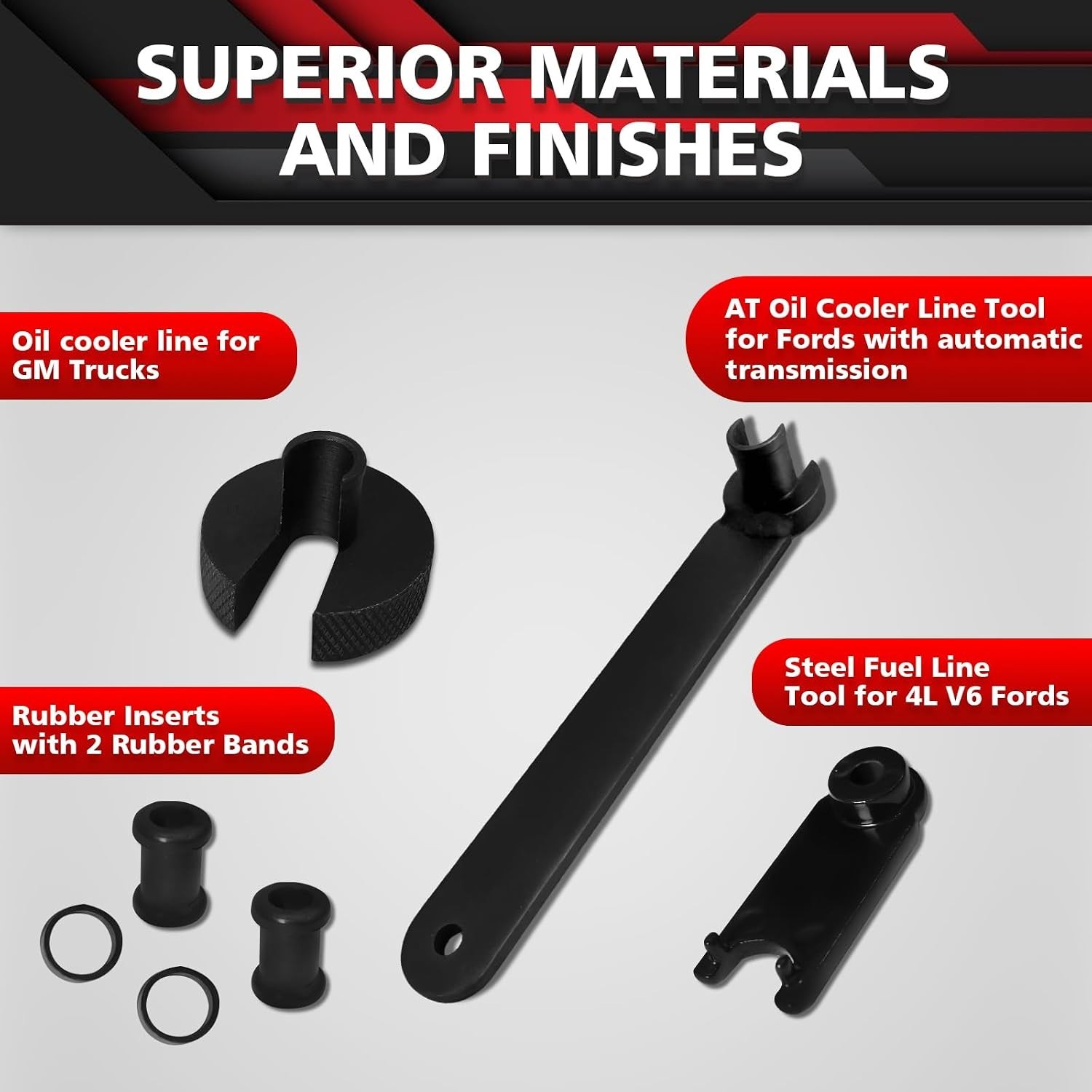 Automotive Fuel Line Disconnect Set: Complete Kit for GM, Ford, Dodge Vehicles