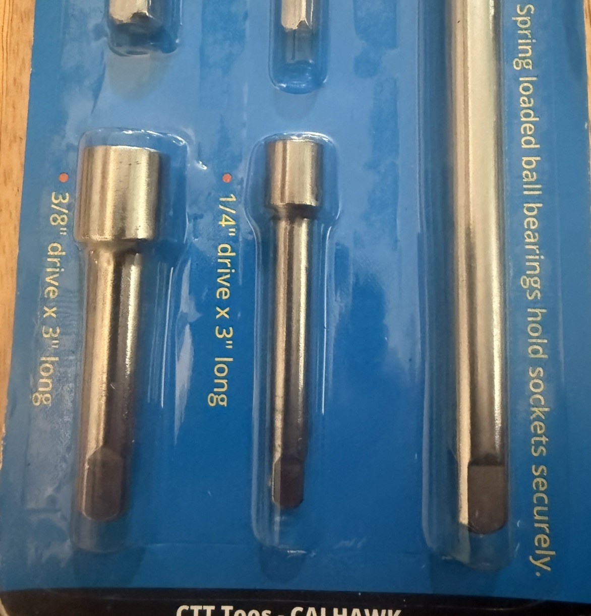 Cal-Hawk 5pc Extension Bar Set ASPEB5P – New Sealed Package