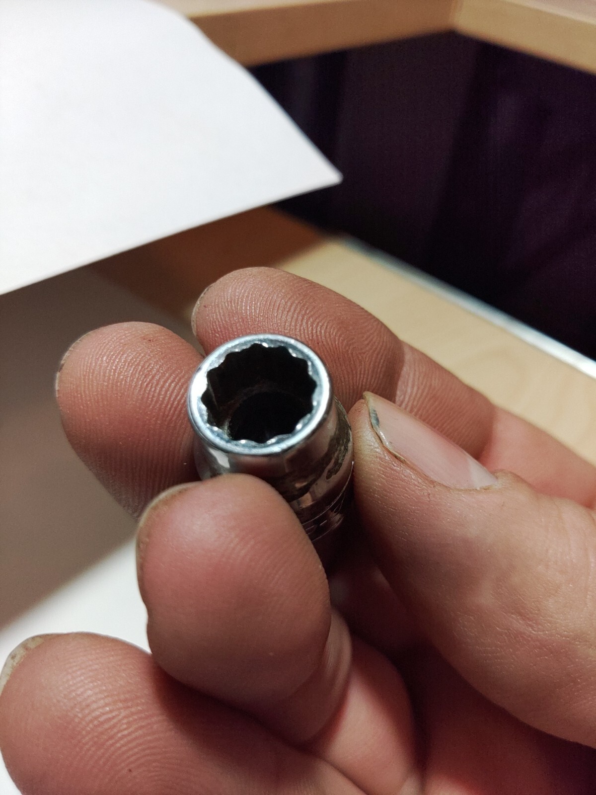 Snap-on F121 3/8″ 12 Point Chrome Socket 3/8 Drive