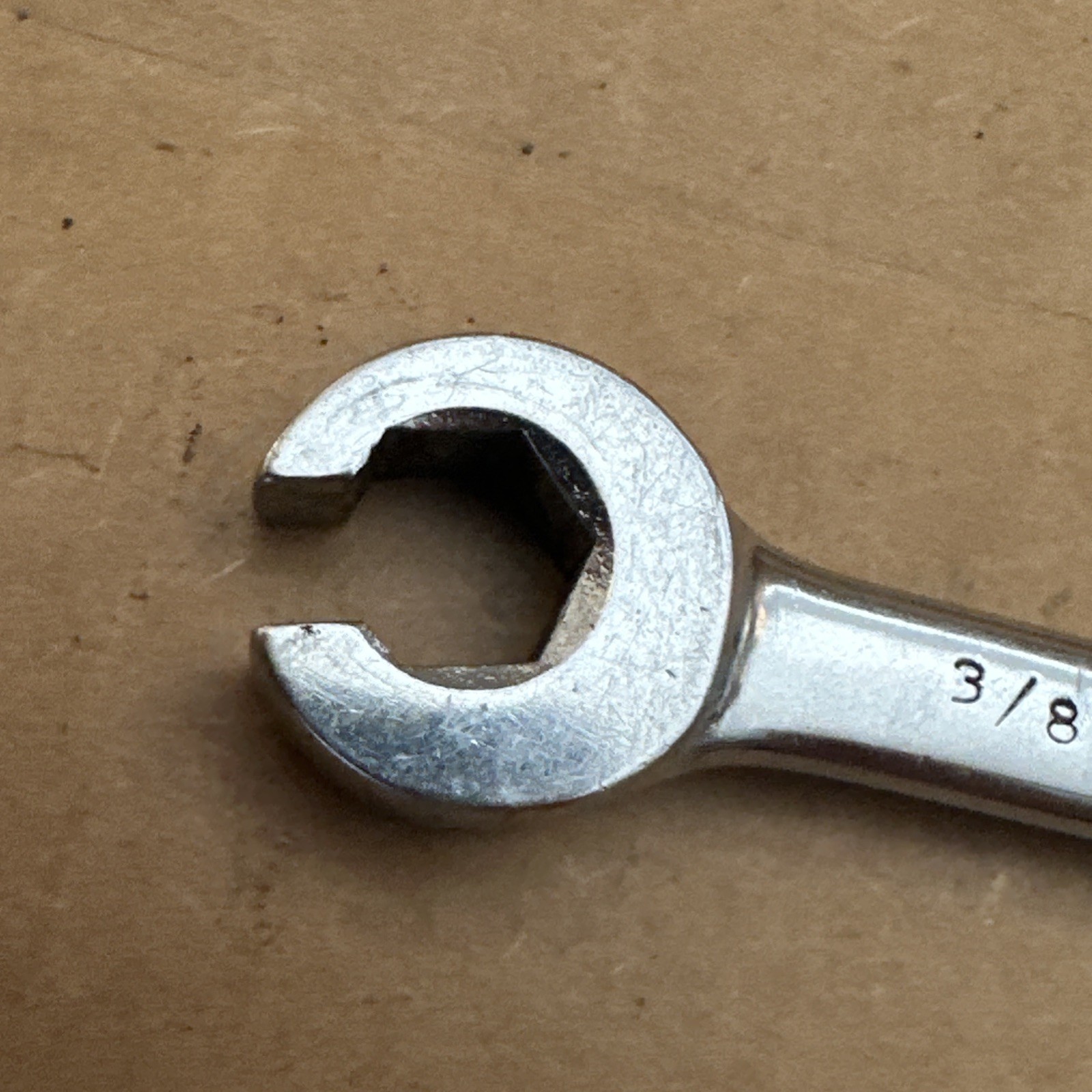 Vintage Vulcan Flare Nut Line Wrench 3/8” X 7/16” Inch SAE Made In USA FW1214