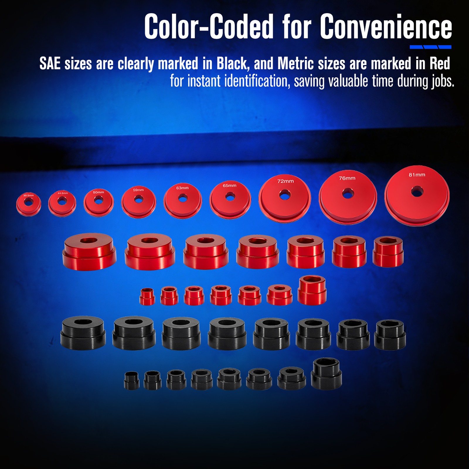 High Quality Bearing Press Kit Bearing Race and Seal Driver Installer Tool Kit