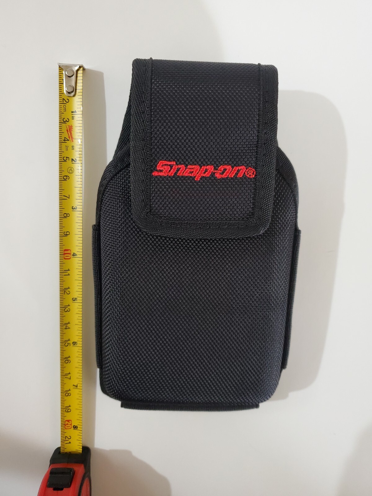 Snap on tools XXL BLACK New cell phone holder vertical + inside pocket NEW !!!!!