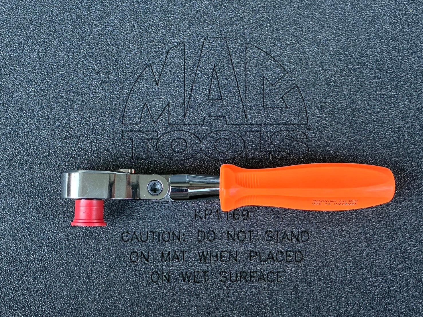 Rare Mac Tools 3/8dr Flex Ratchet XR1390AFPA ORANGE