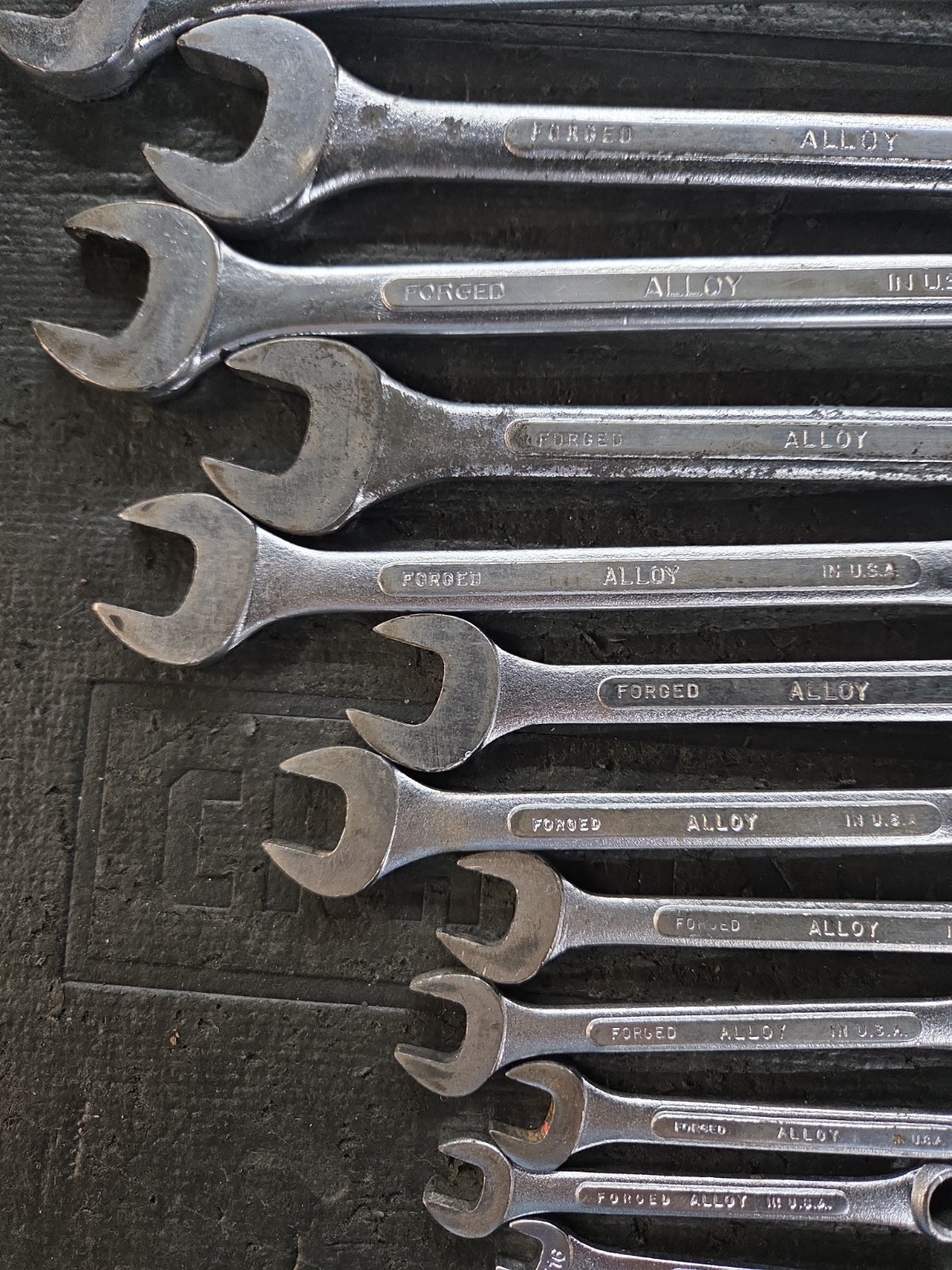 Vintage S-K Wayne 14-Pc SAE Combination Wrench Set 5/16″ – 1 1/8″ USA