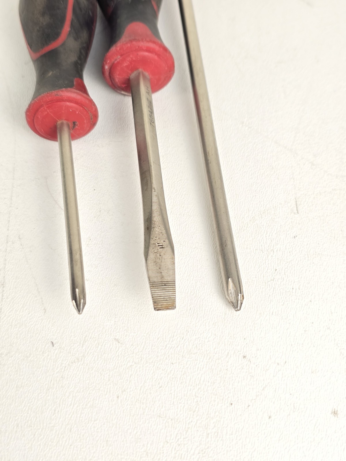 Craftsman Phillips Flat Head Screwdriver 8 Pc Set V Comfort Grip USA