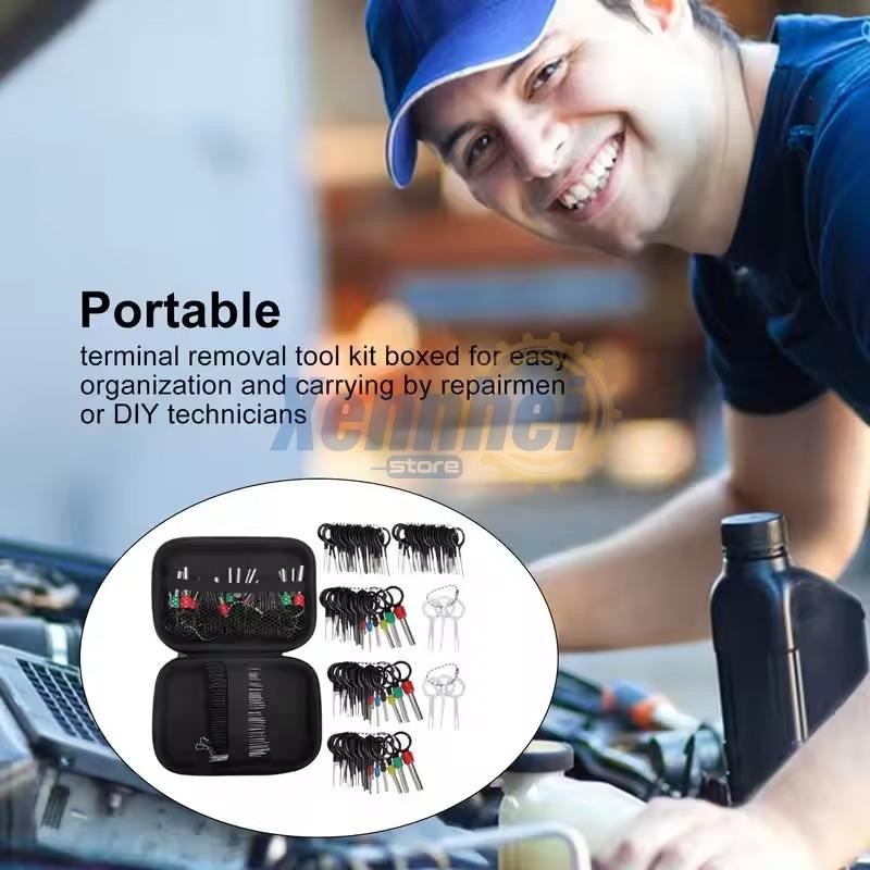 Pin Ejector Wire Kit Extractor Connector Terminal Removal Tool For Car 100PCS