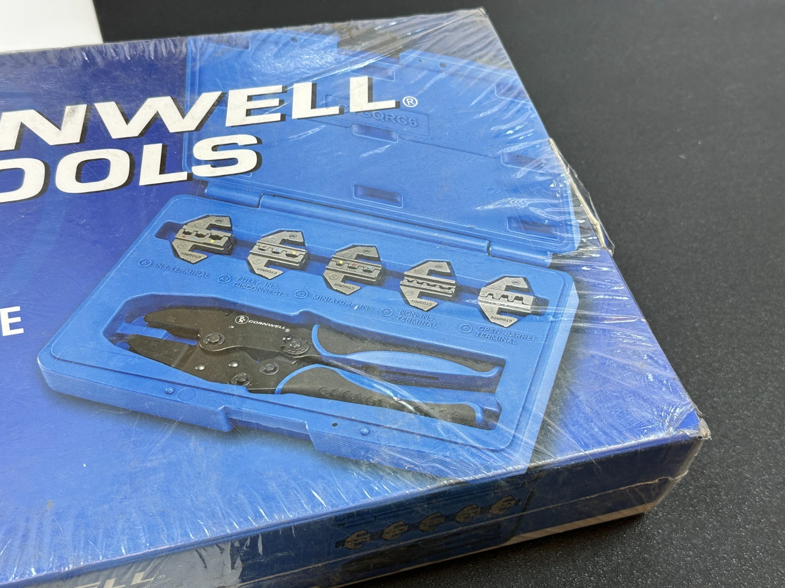 🆕 Cornwell Tools CTGQRC6 6 Piece Quick-Change Ratcheting Crimper Set, Sealed