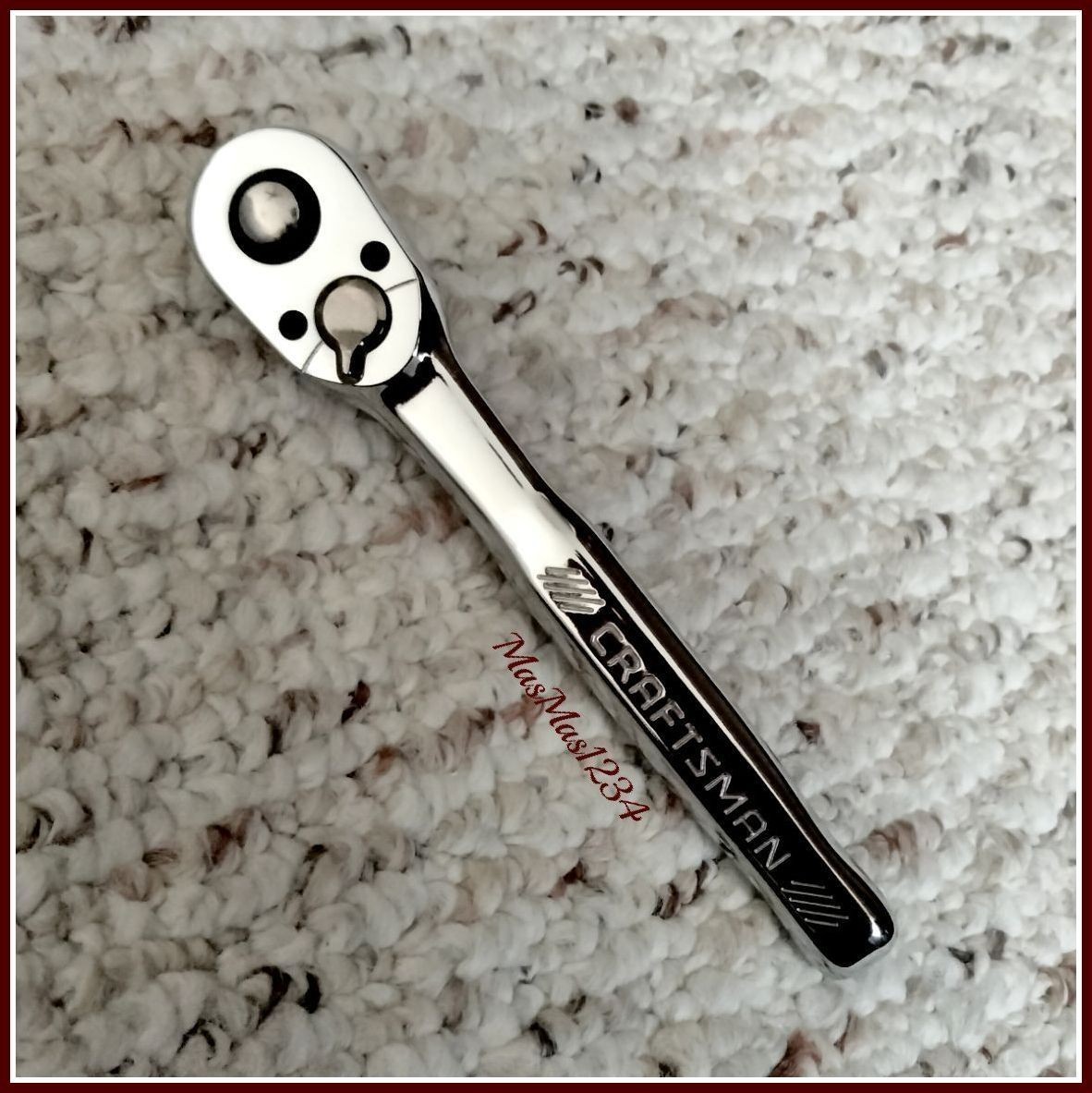 CRAFTSMAN 1/4-in Drive 72-Tooth Quick-Release Ratchet CMMT81747 Pear Head NEW