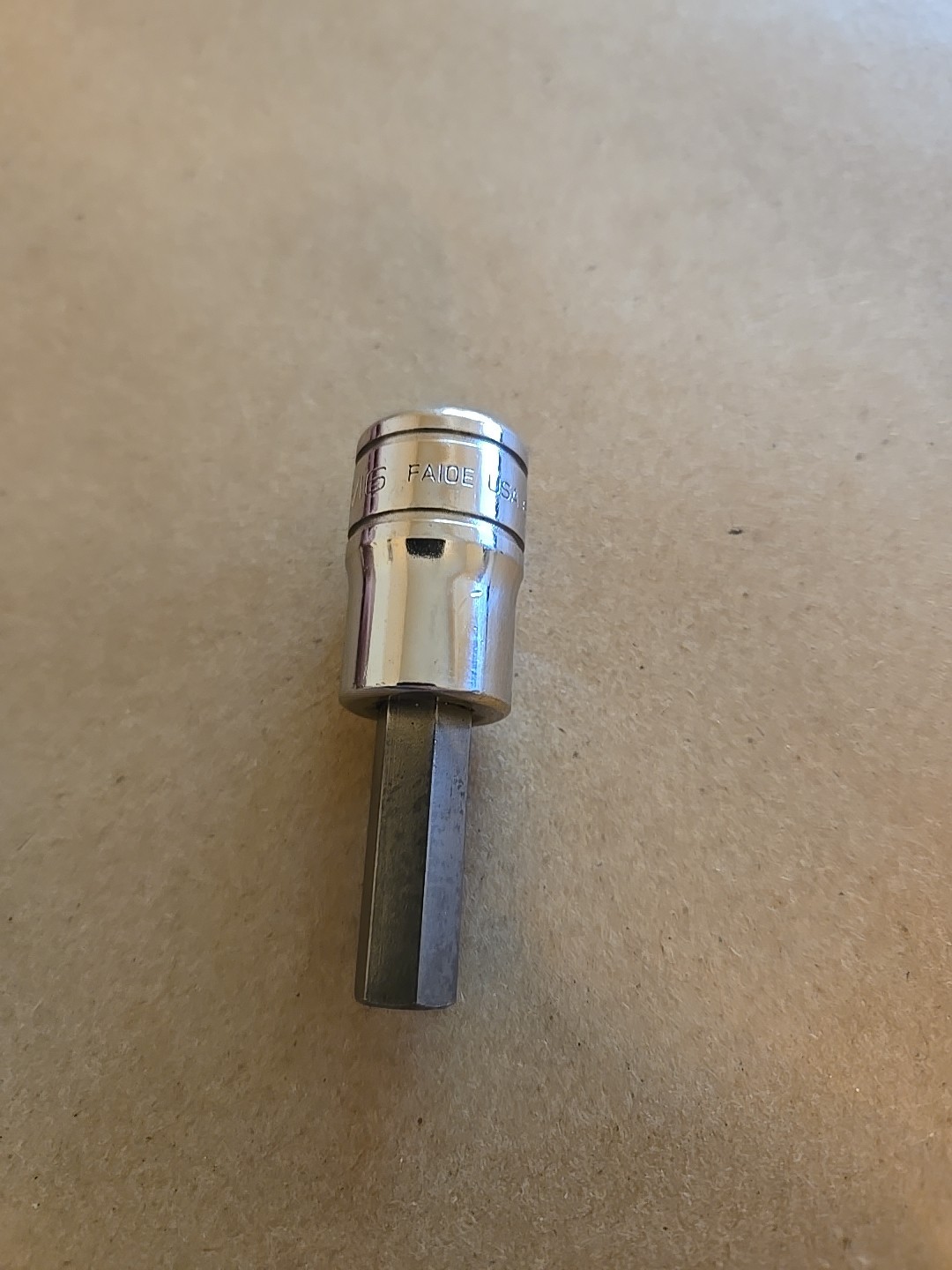 Snap On 3/8″ Drive 5/16″ SAE Hex Bit Driver Socket USA FA10E