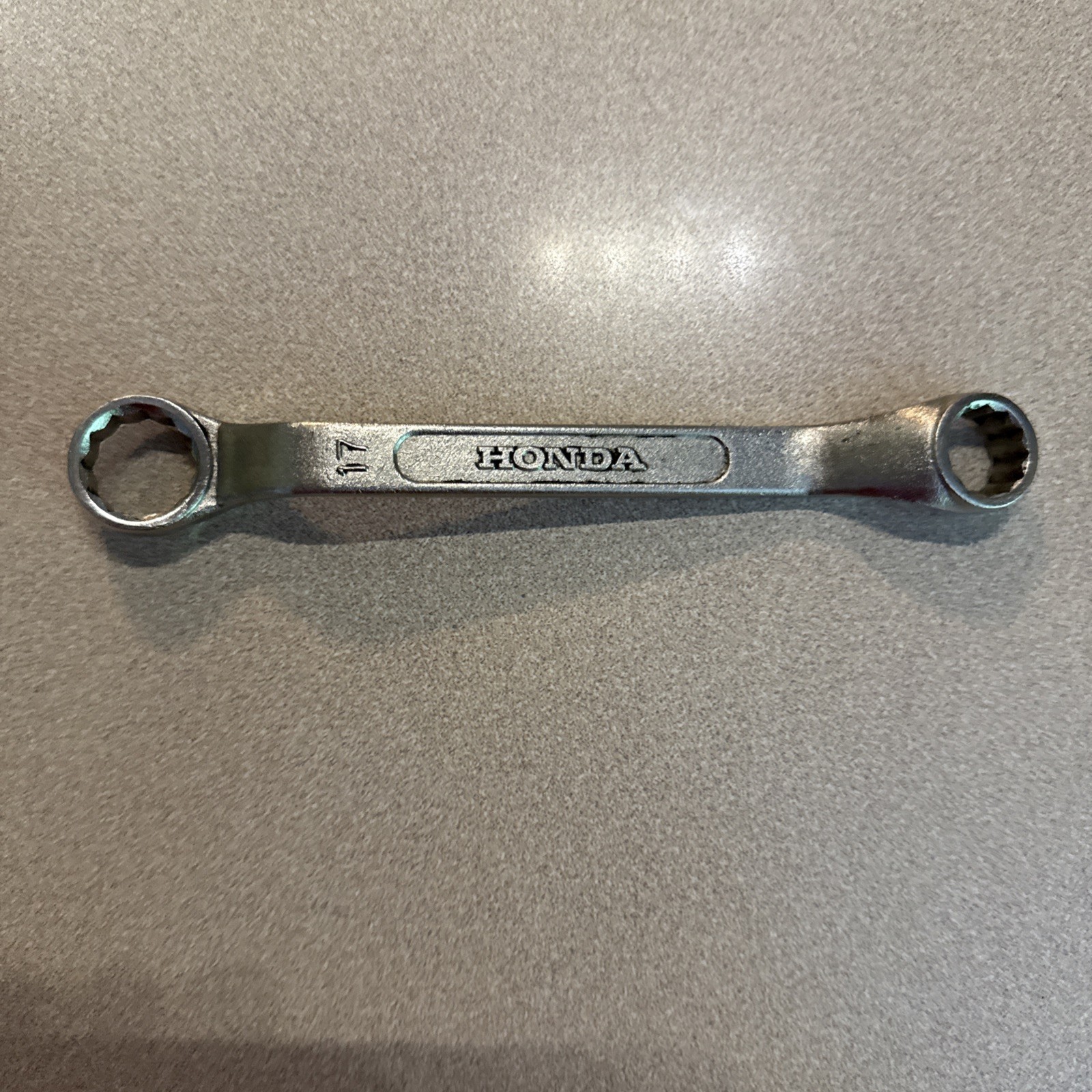 Honda OEM 14 mm/17mm Box End Wrench Factory Tool with RK Circle Logo