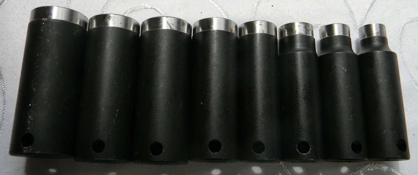 MILWAUKEE TOOLS 3/8″ DR 8PC SAE 6PT DEEP IMPACT SHOCKWAVE SOCKET SET 5/16″-3/4″