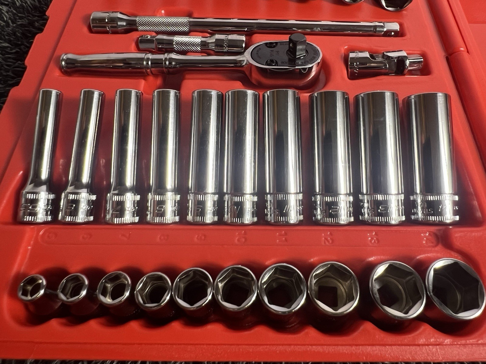 Snap-on 144TMPB 44pc 1/4” Drive 6pt General Service Set *Excellent*