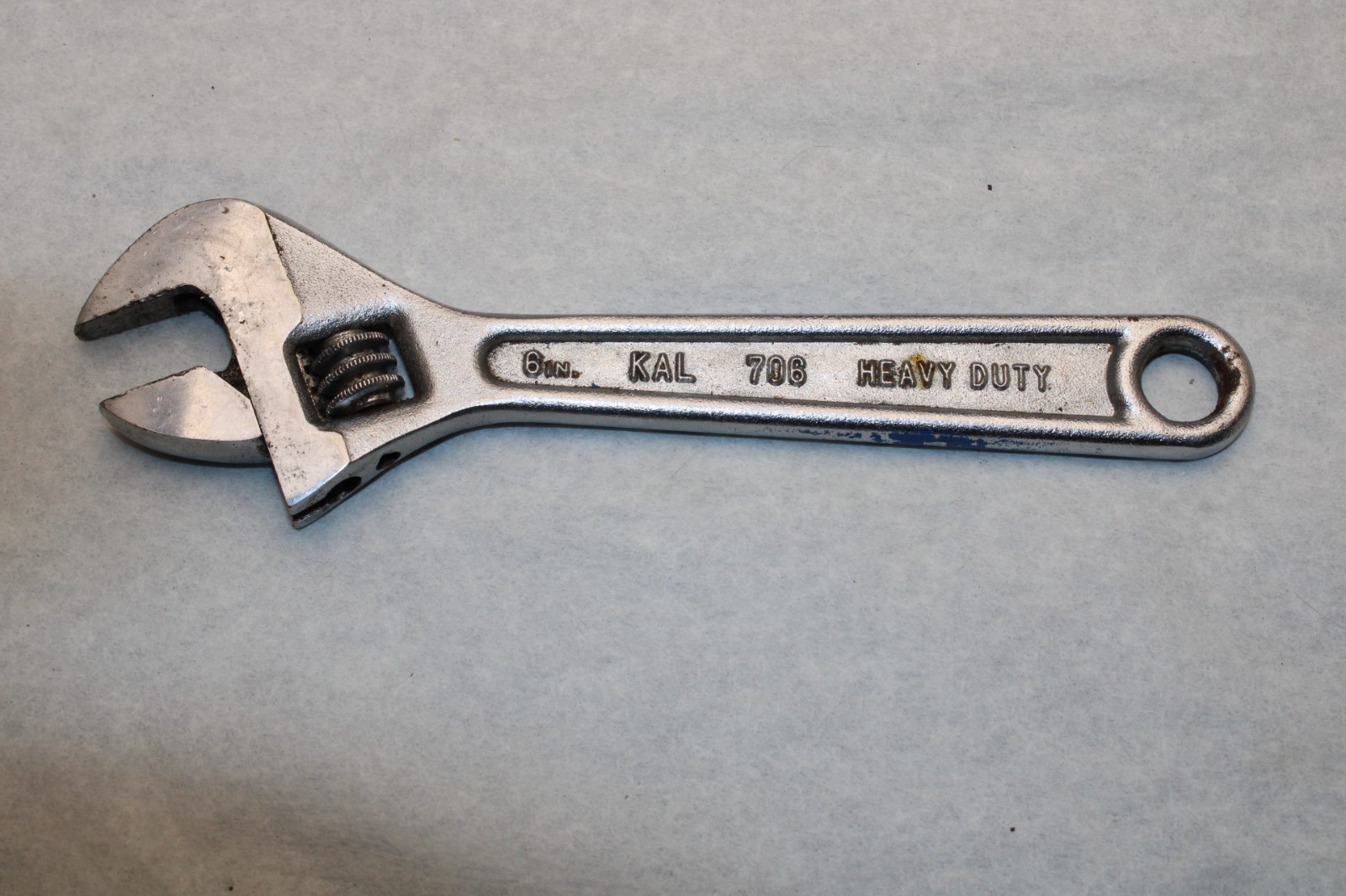Vintage KAL 706 6″ Adjustable Wrench Heavy Duty Drop Forged Japan