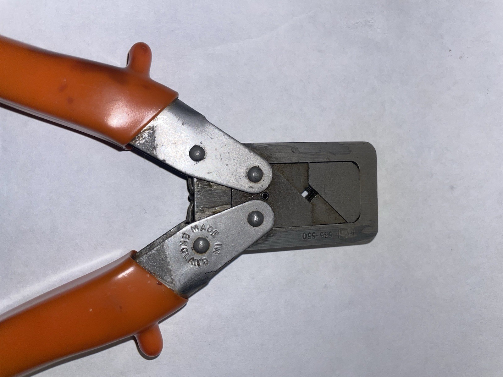 RS 533-550 Vintage Crimping Tool For Wire End Sleeves Made in England