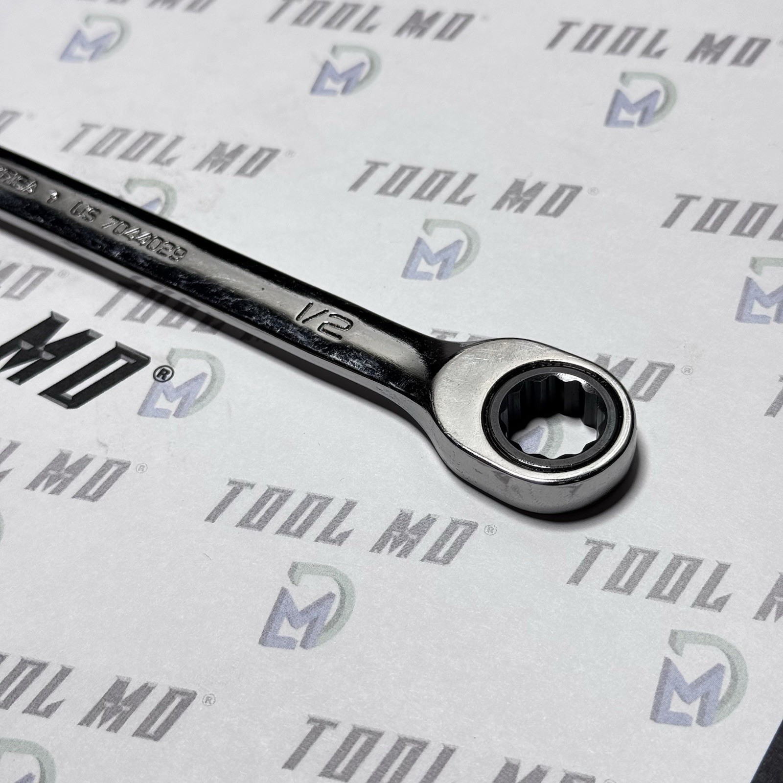Snap-on Tools USA NOS 1/2″ SAE 0° Non-Reversing Ratcheting Wrench SOXR16A