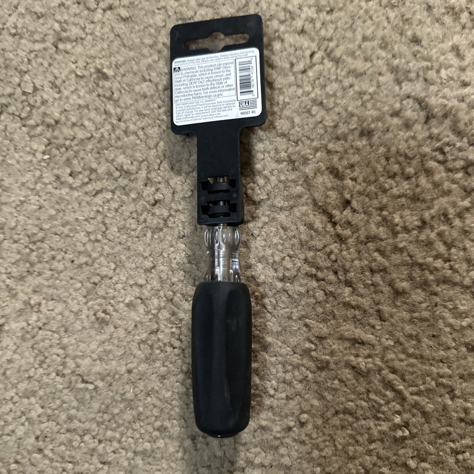 Craftsman Torx Screwdriver T15 Cushion Grip USA New #11840