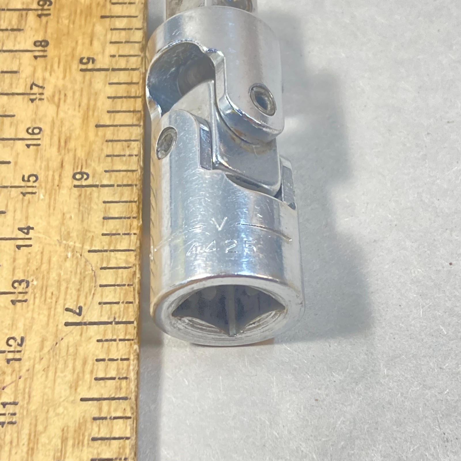 Vintage Craftsman 1/2″ Swivel Socket Adaptor 1/2″ Drive -V- #4425 USA