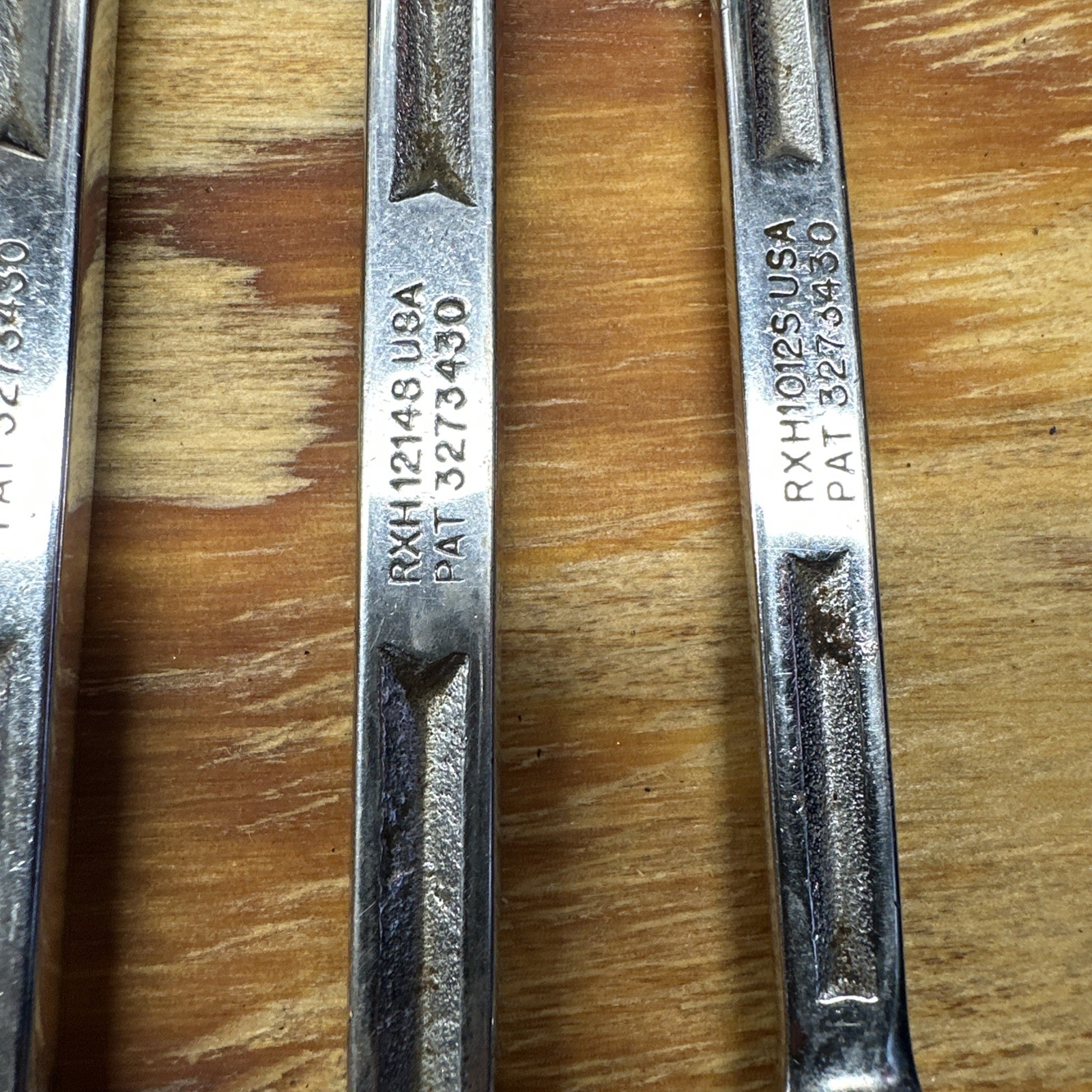 SNAP-ON RXH 4 PC SAE 6 POINT FLARE NUT LINE WRENCH 3/8″ – 11/16″ USA !!