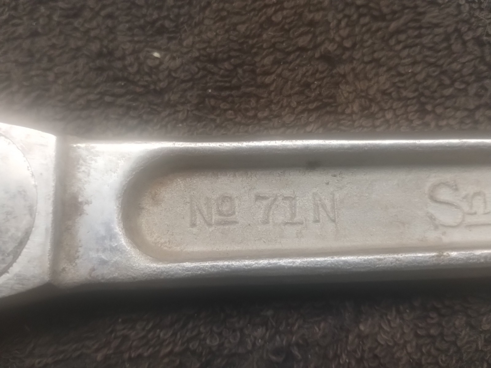 Vintage 1945 Snap-On 71N Ratchet – 1/2″ Drive – WWII «G» Date Code – Smooth!
