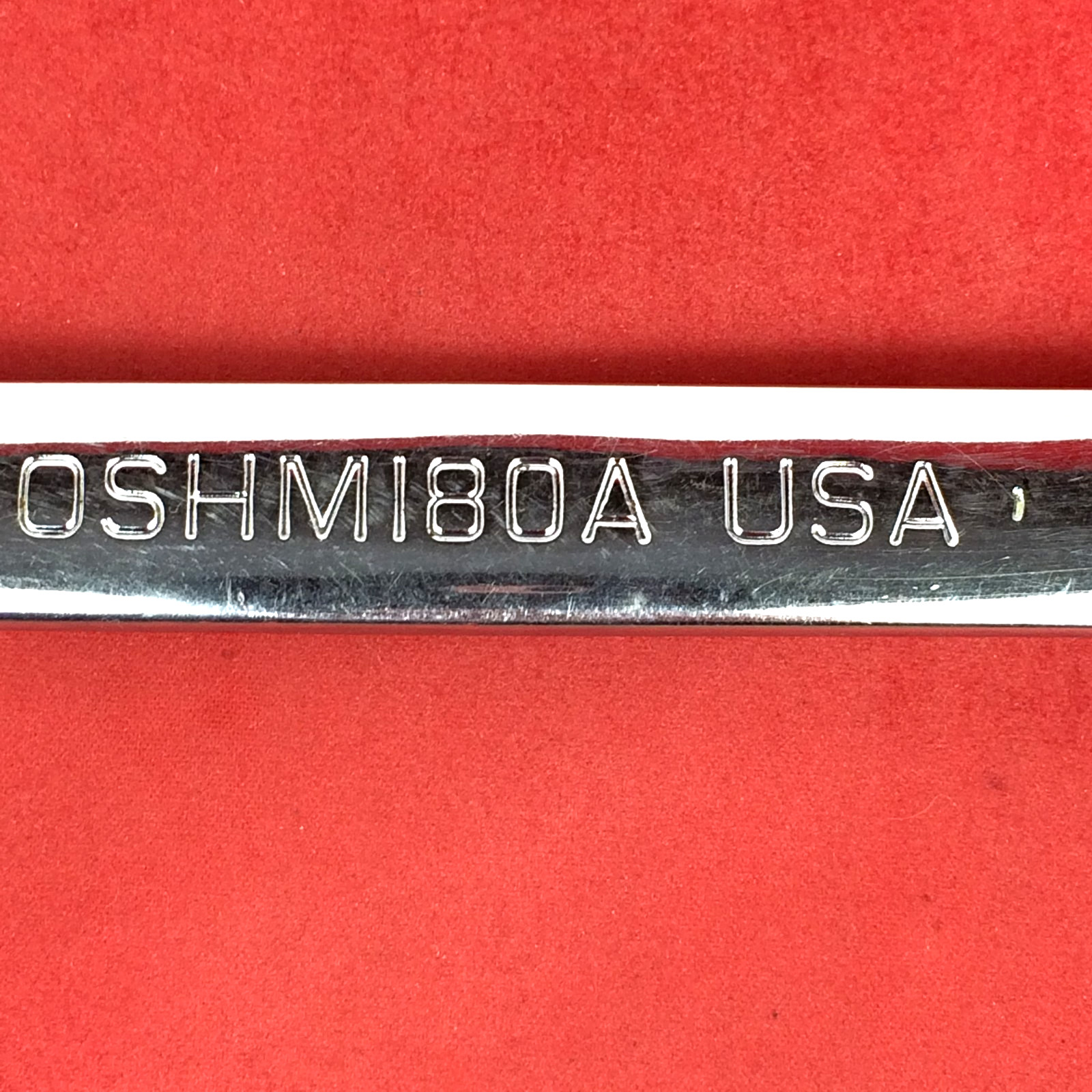 Snap-on 18mm OSHM180A Metric 6-point Combination Wrench 1991