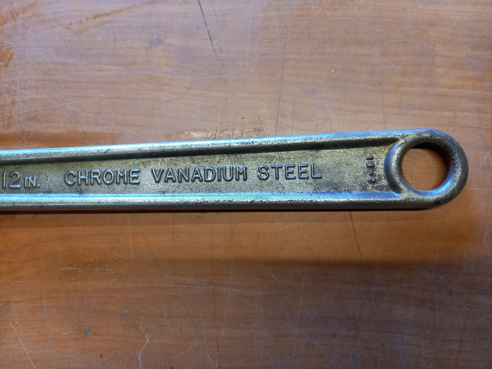 Vintage ETC Industrial 01-225 Adjustable Spanner 12″ Good Cond