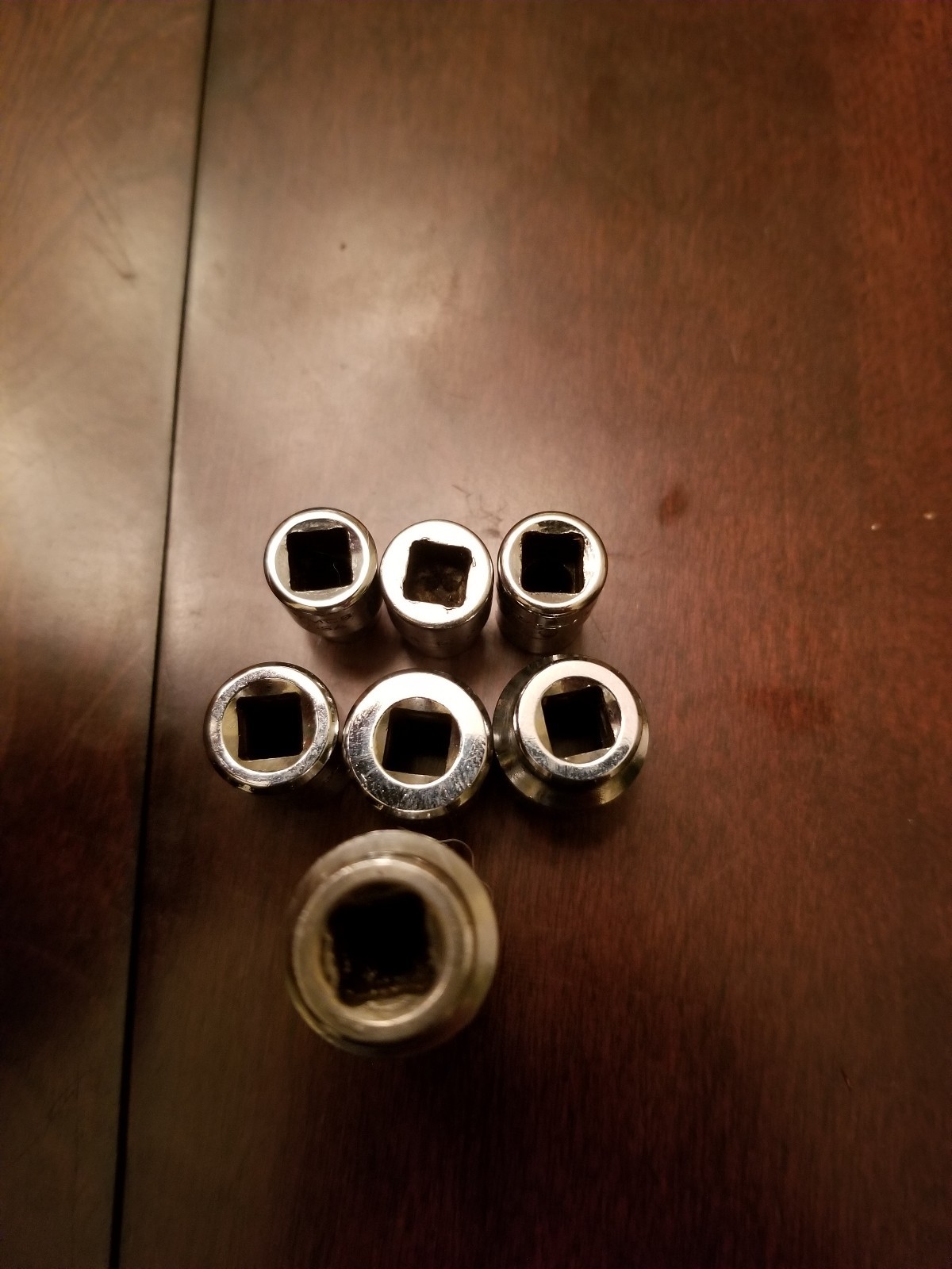 Mac Snap On 1/4 Drive Short Deep 12&6 PT Misc Sockets Lot Of 7