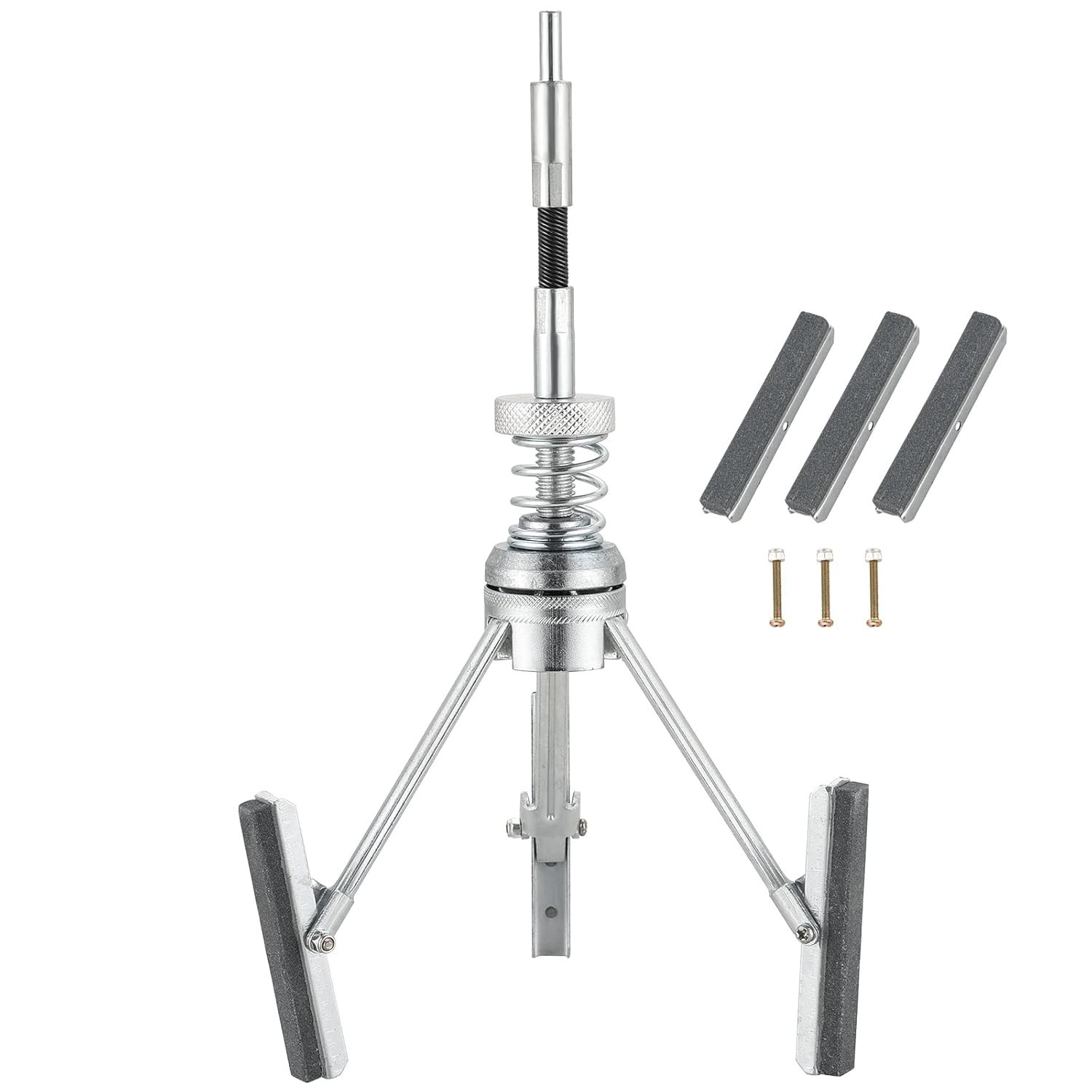 Engine Cylinder Hone Tool 2-7 Inch Adjustable Deglazer with 3PCS 220 Grit Stones