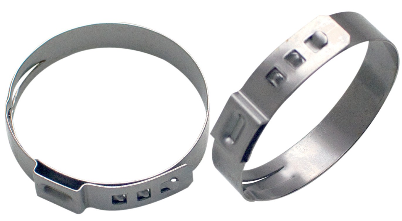 Motion Pro 11-0071 32.9-36.1mm (9mm Wide) Stepless Ear Clamps 10 Pack