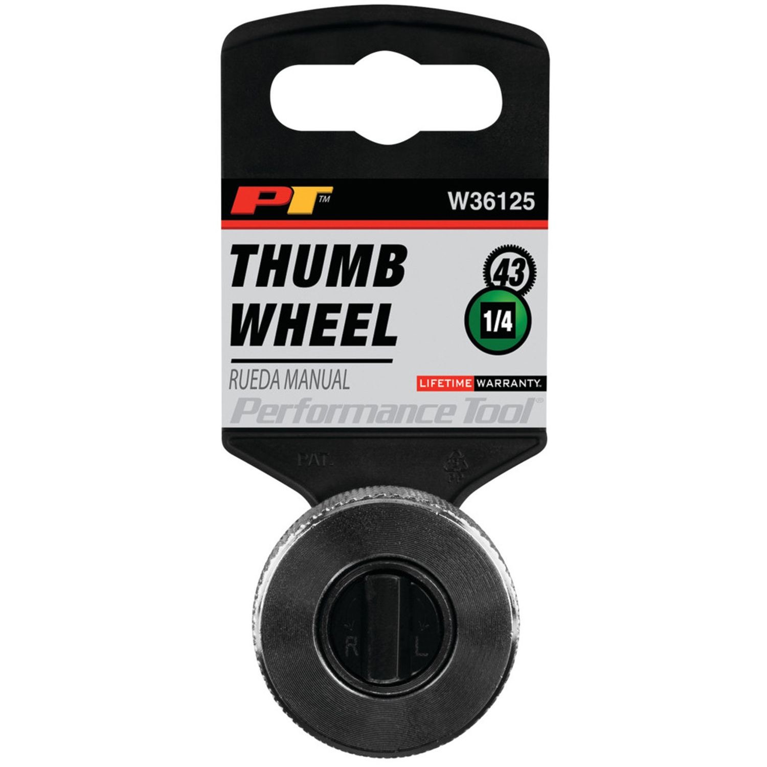 Performance Tool W36125 1/4 Inch Drive Thumbwheel Ratchet
