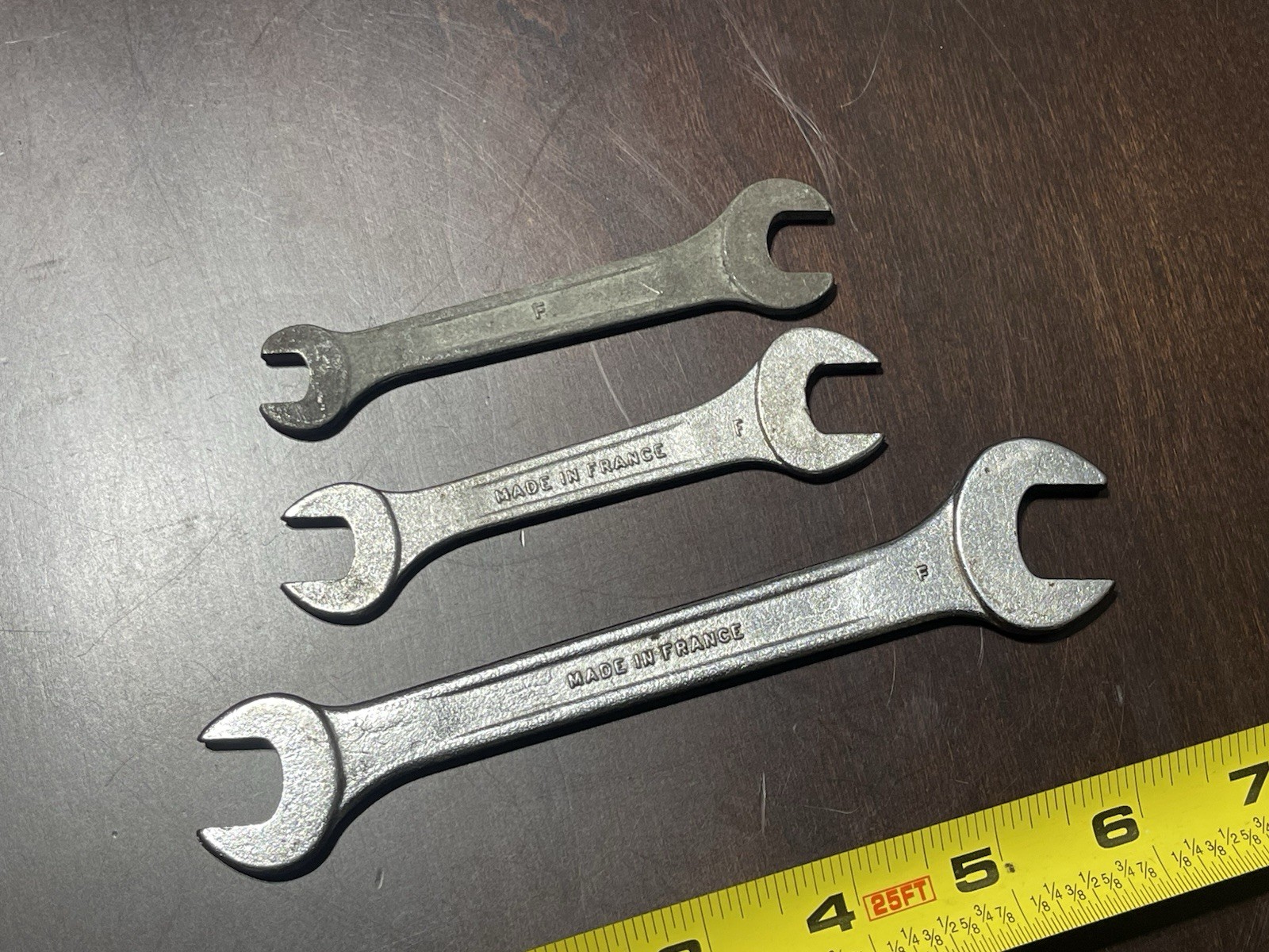 Renault Metric Wrench Lot (17 – 14, 13 – 11, 12-9)Made in France 1970’s