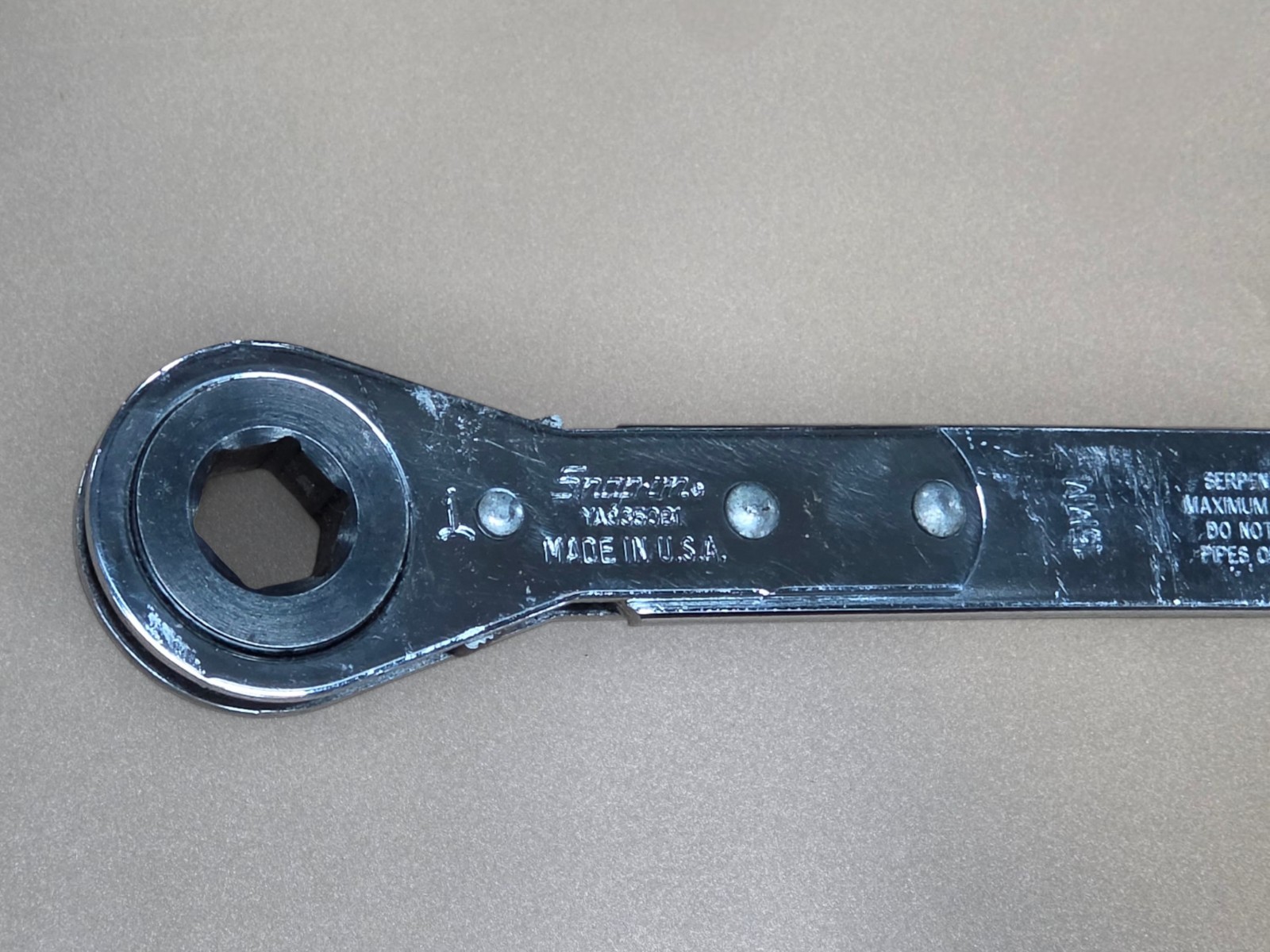 Snap-on Tools 15mm Serpentine Belt Tensioner Tool Wrench YA9350B1 USA