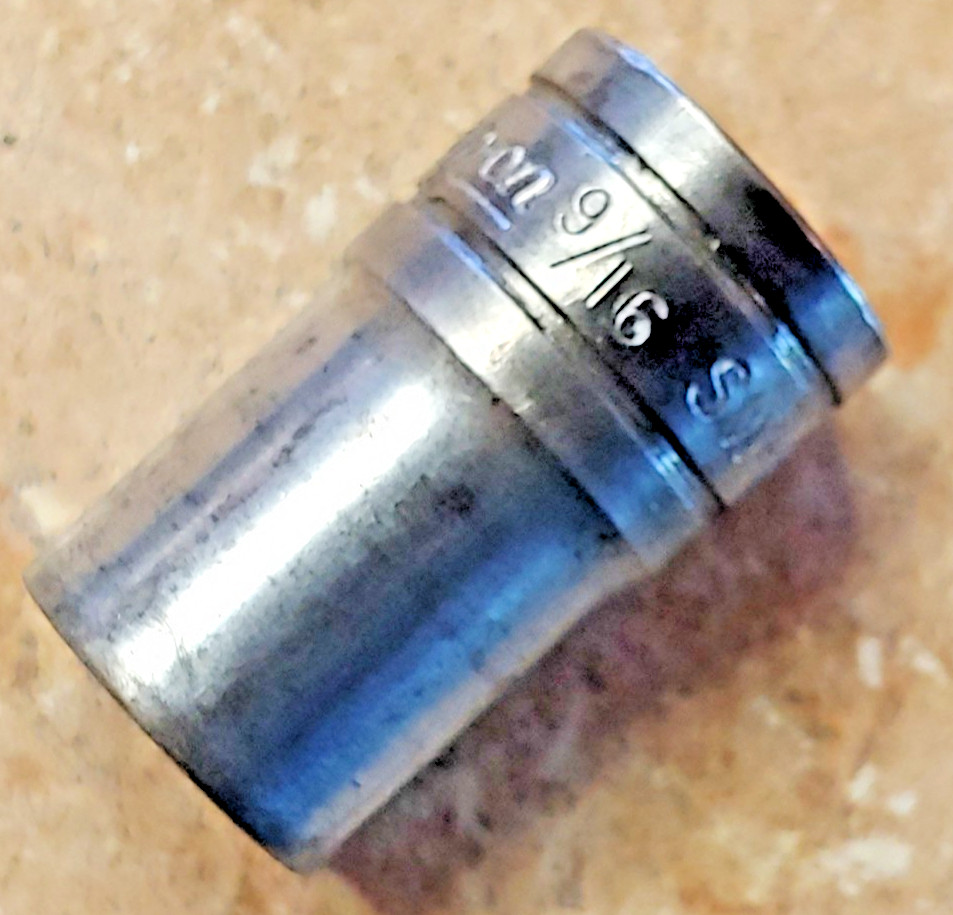 Snap-on Tools 9/16″ SW-181, 1/2″ Drive, 12-Point Regular Socket, Made in USA