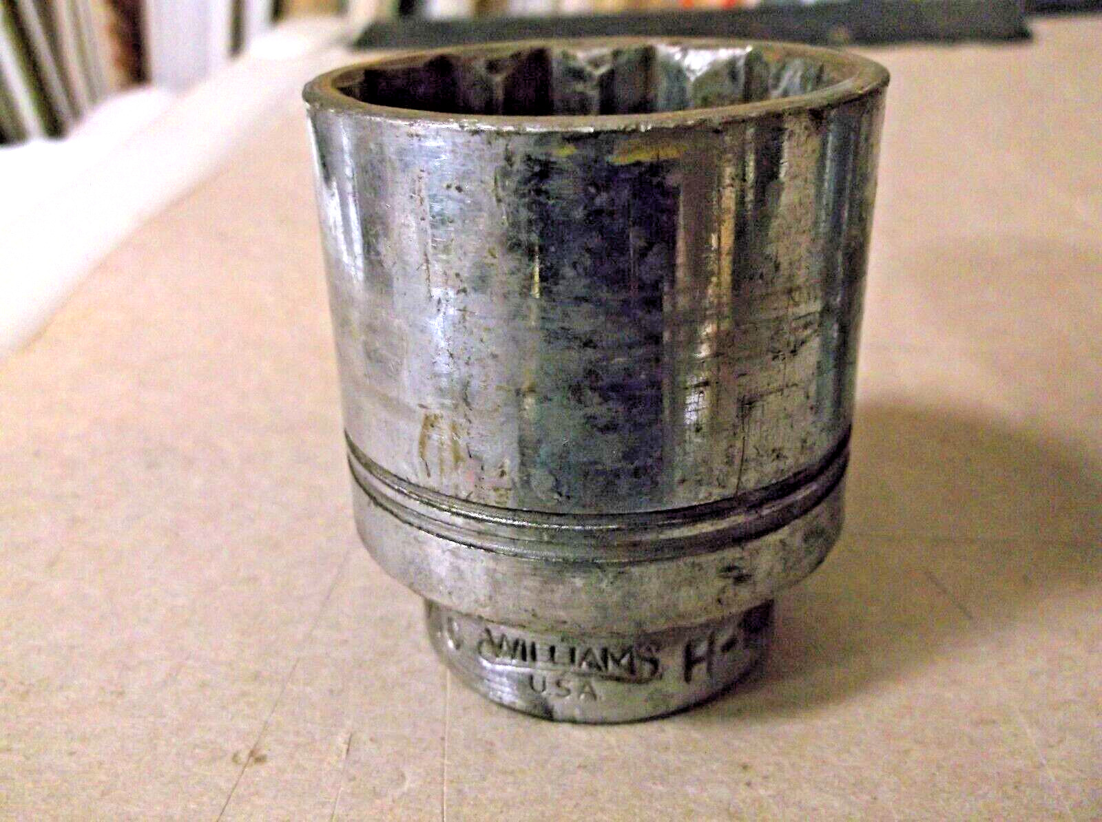 Williams 3/4 Drive Shallow Socket 12-point 1-11/16 #H-1254 Made in USA