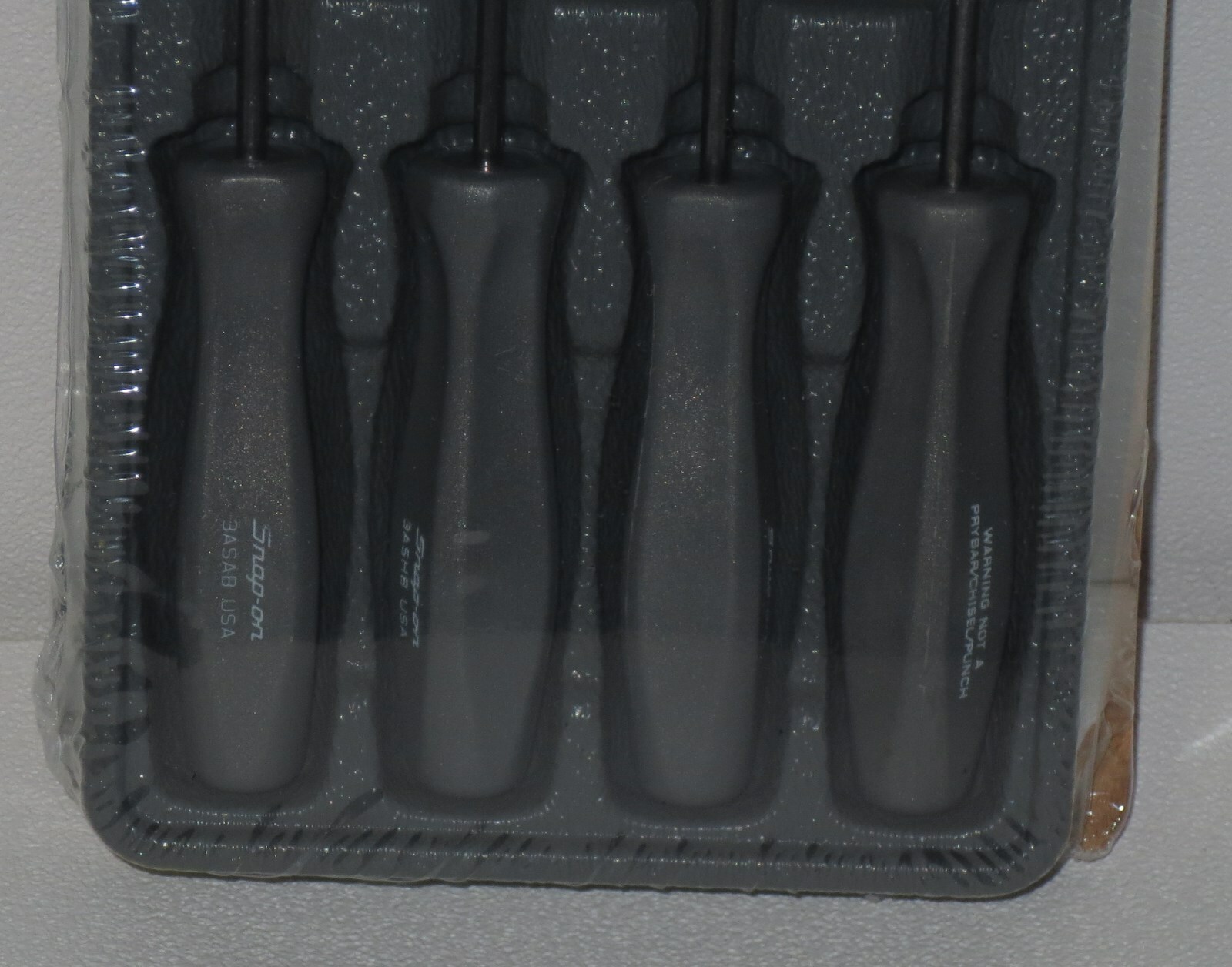 NEW! Snap-on Pick Set ASA204BDT *TITANIUM HARD HANDLES* SILVER, NEW & SEALED!