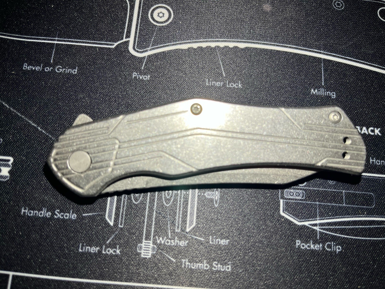 Kershaw «Husker» Pocket Knife Built in Flipper w/Assisted Opening #1380WMX
