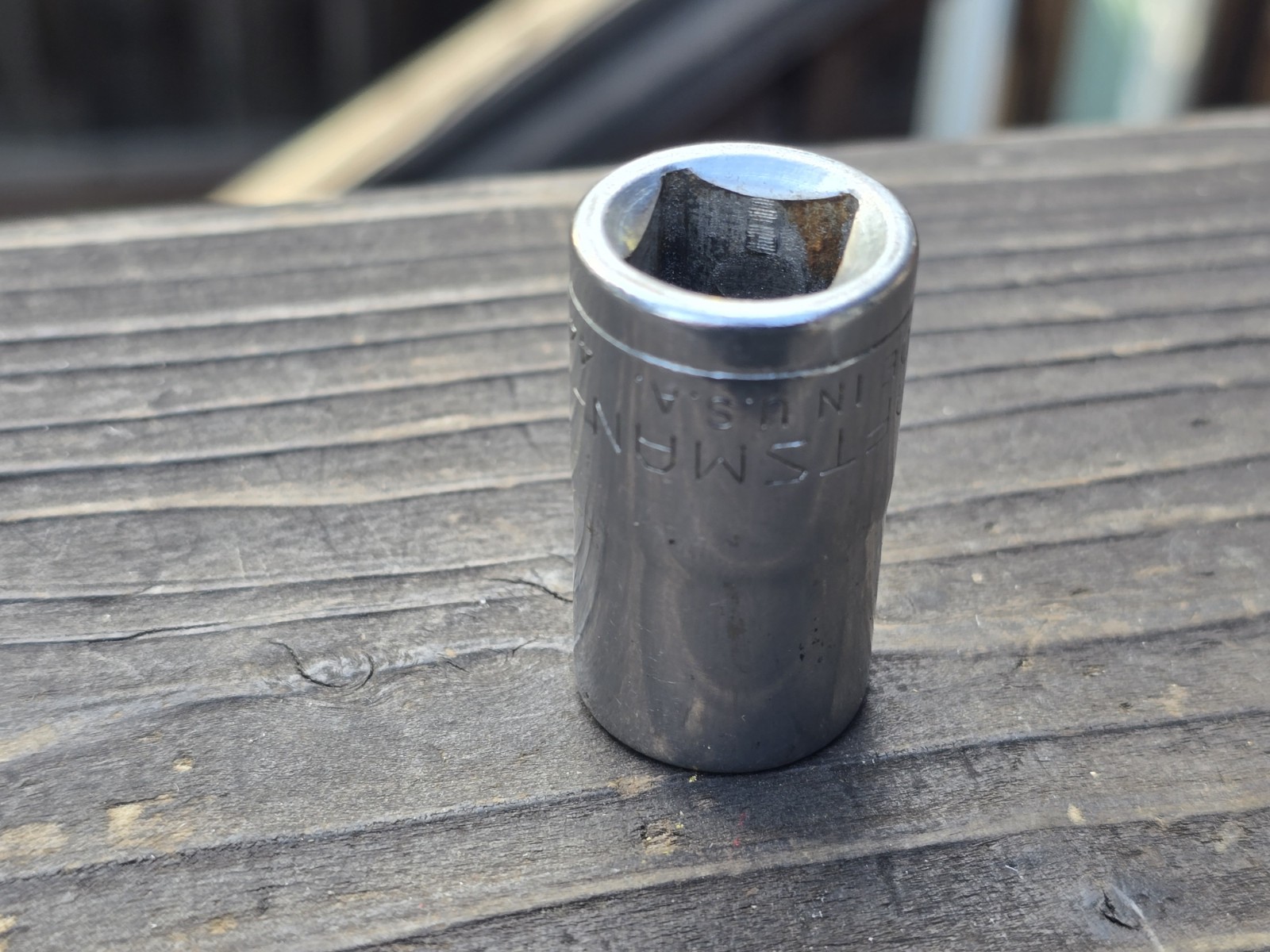Vintage Craftsman USA 15mm 12 Point 1/2″ Drive Socket 44236 -VV- Series