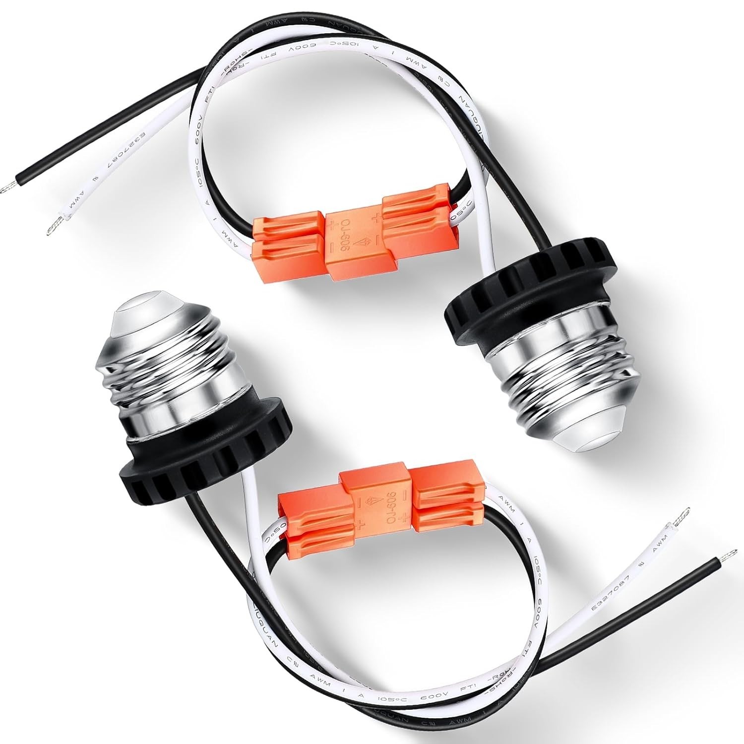 20 E26 Medium Base Pigtail Adapters – Quality LED Lighting Solution for Homes