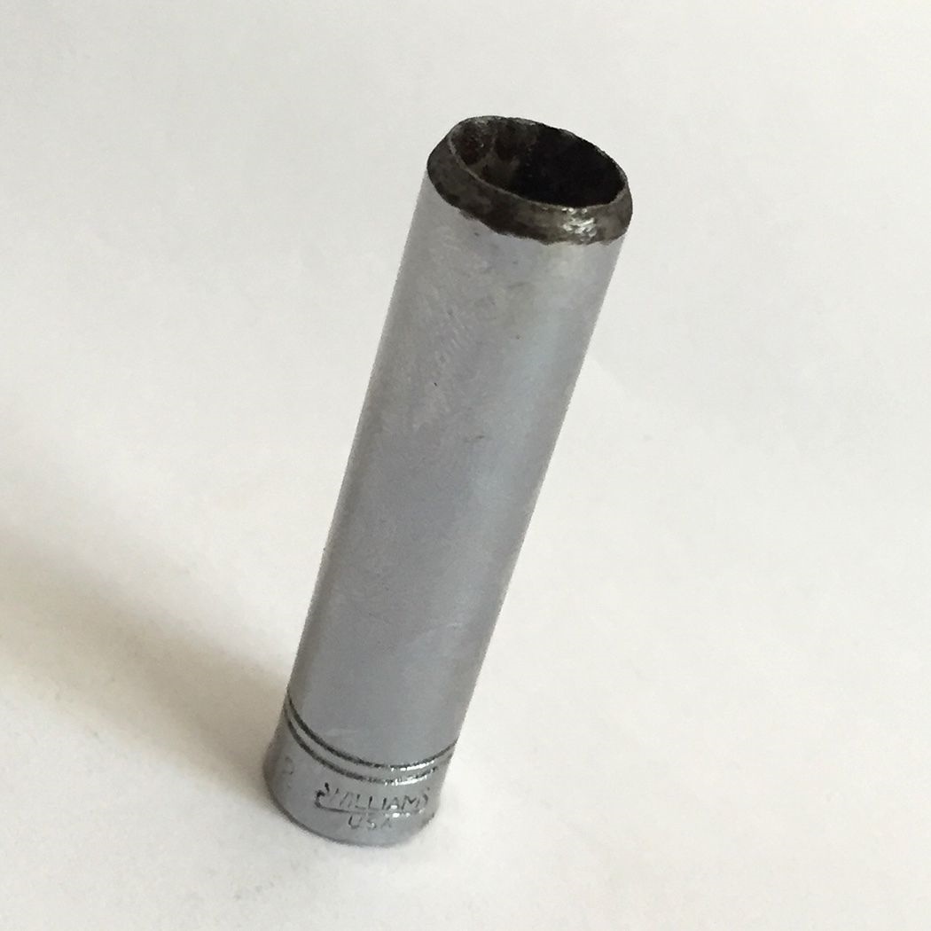 Vintage WILLIAMS 11/32 in Deep Socket MD-1211 • 1/4 Inch Drive • 12 Point USA
