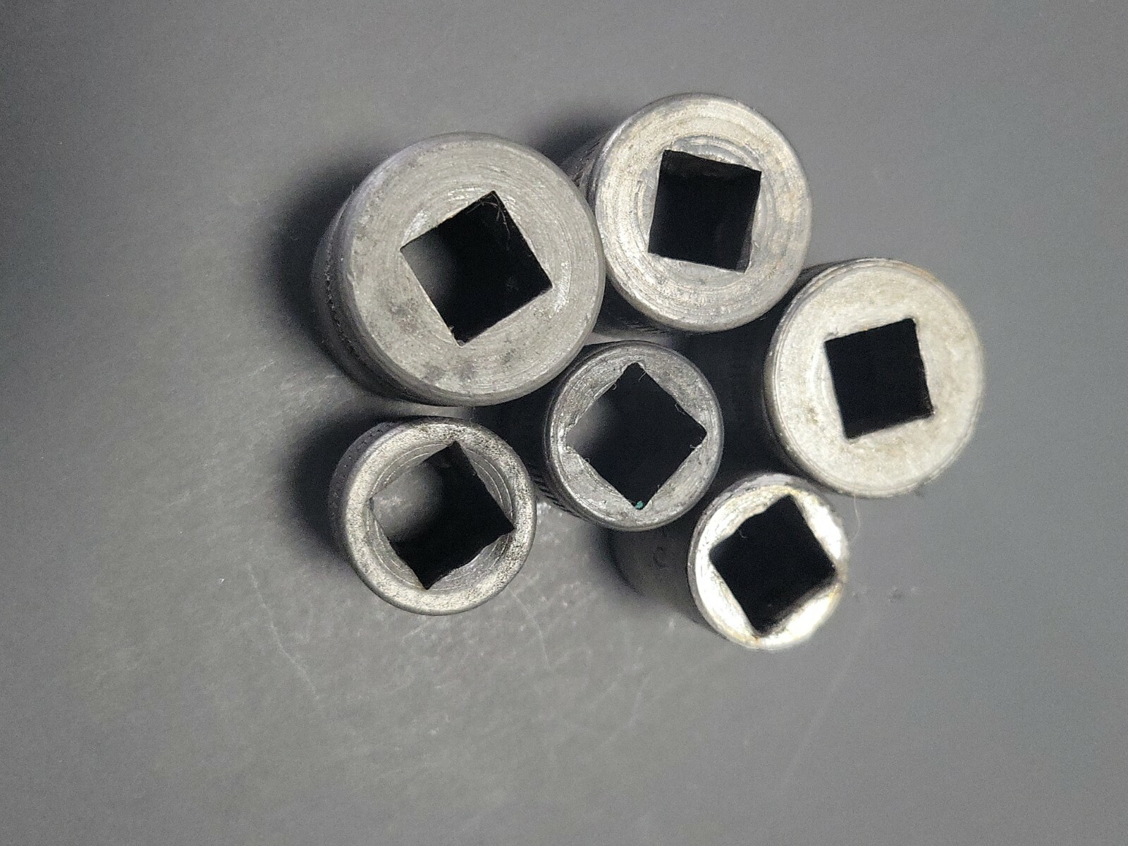 Lot of 6 Sockets 15/16″ 7/16″ 13/16″ 9/16″ 7/8″ 5/8″ SAE 1/2″ Drive 12 Point