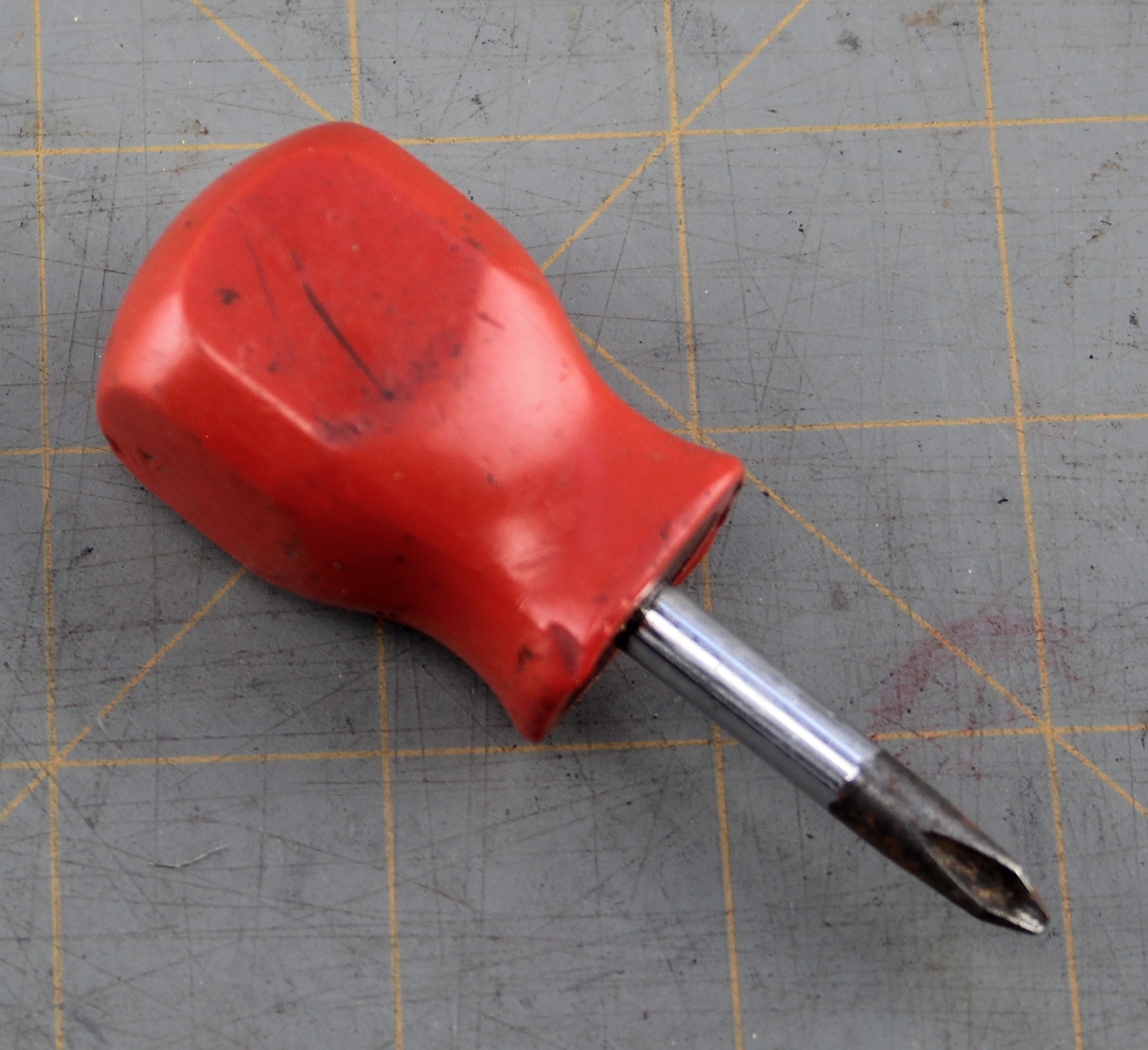 Mac Tools Stubby Screwdriver Set P212XA ORIGINAL Handle VINTAGE